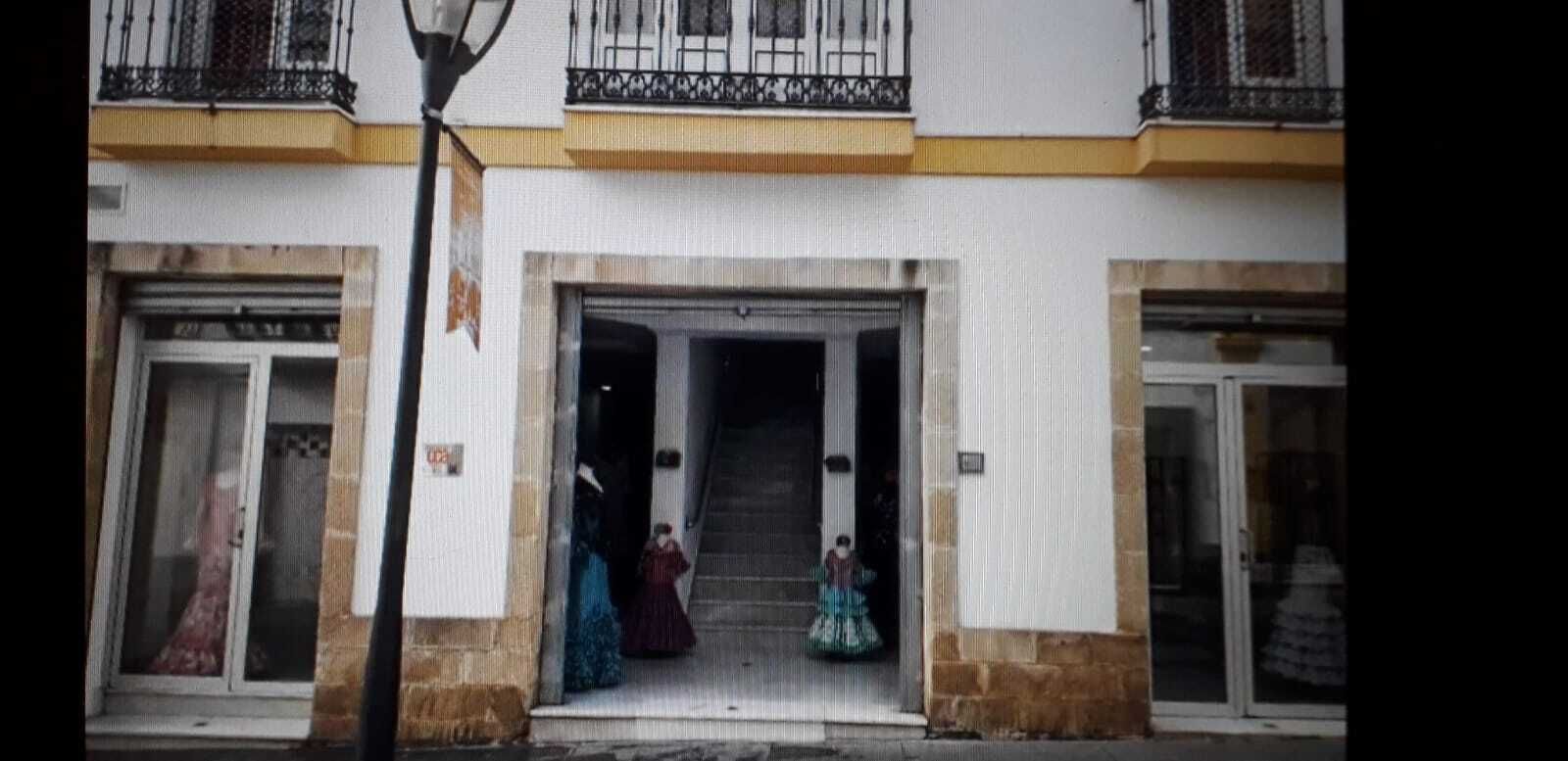 La tienda de trajes de flamenca Mariló, en la calle Ganado.