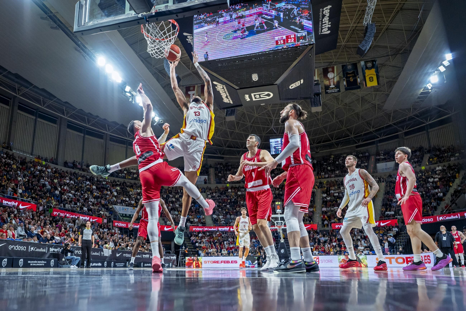 Las fotos del España-Georgia de baloncesto