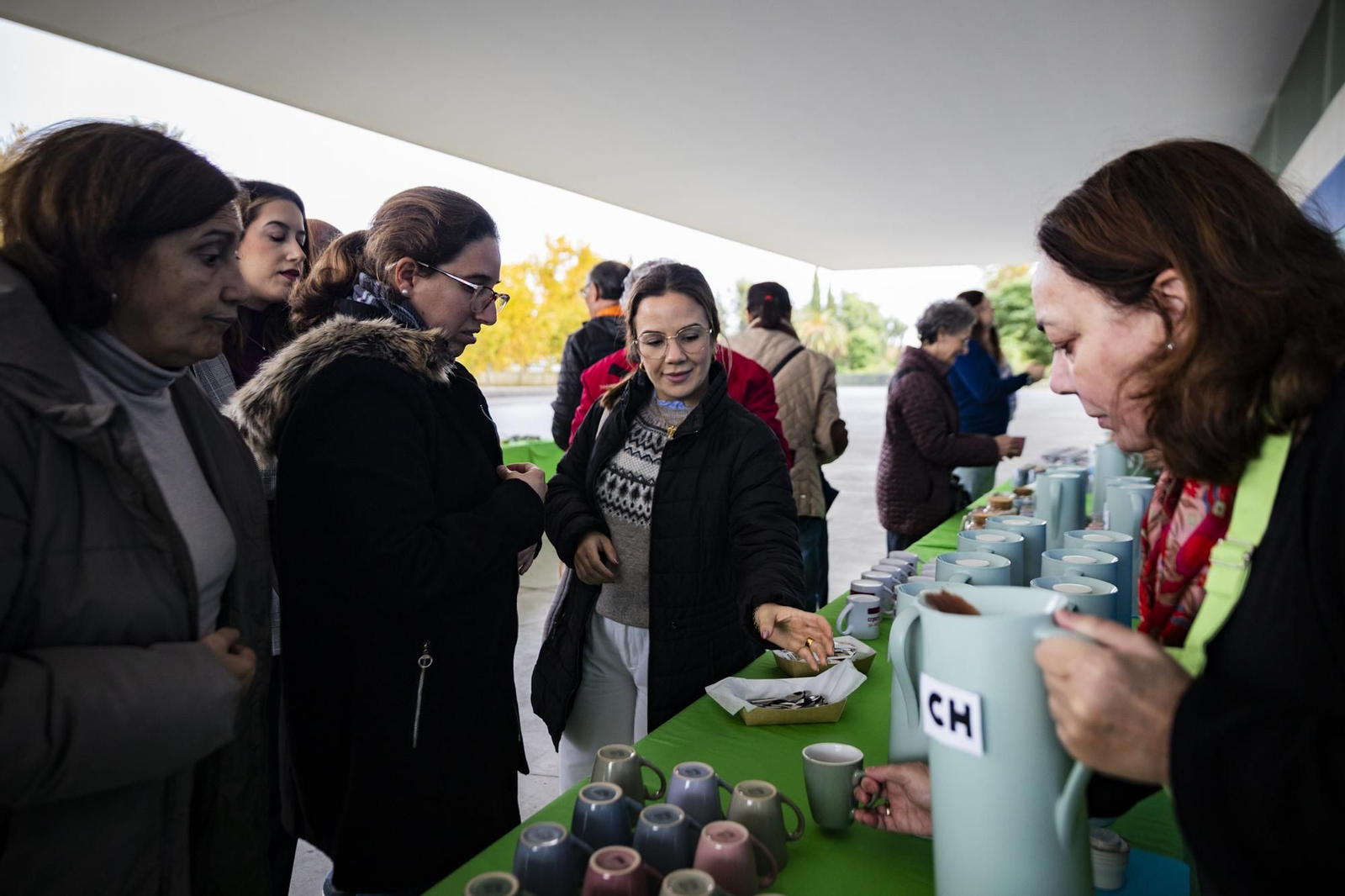 Inauguración del mural del Voluntariado en Jerez