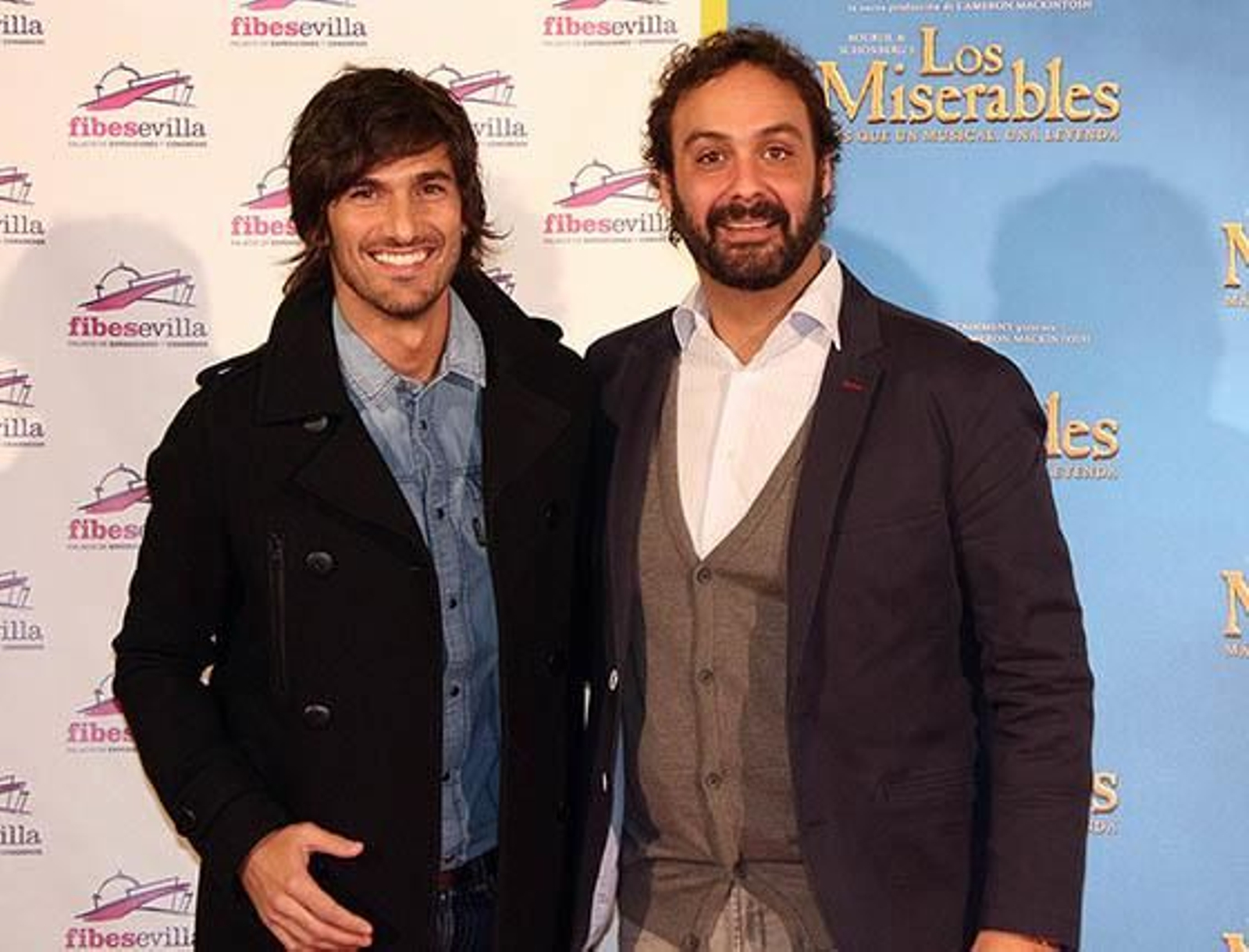El cantante Hugo Salazar y el actor Alejandro Vega.  Foto: Victoria Ramírez