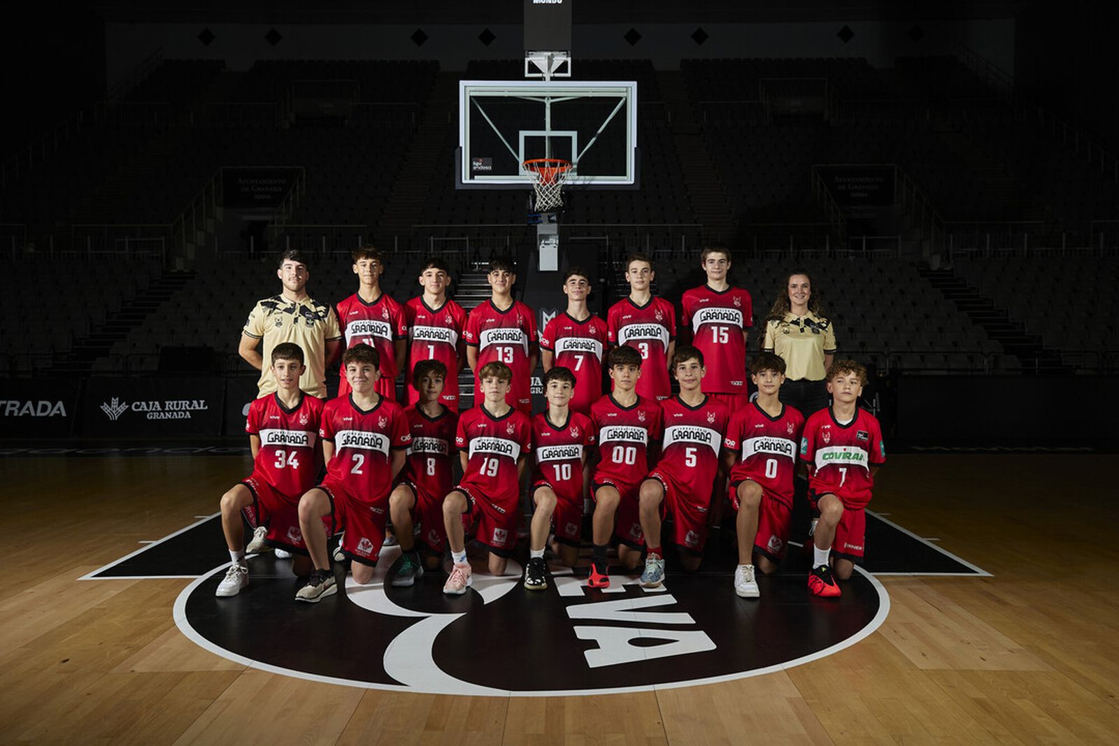 Plantilla del Fundación CB Granada que acudirá a Tarragona.