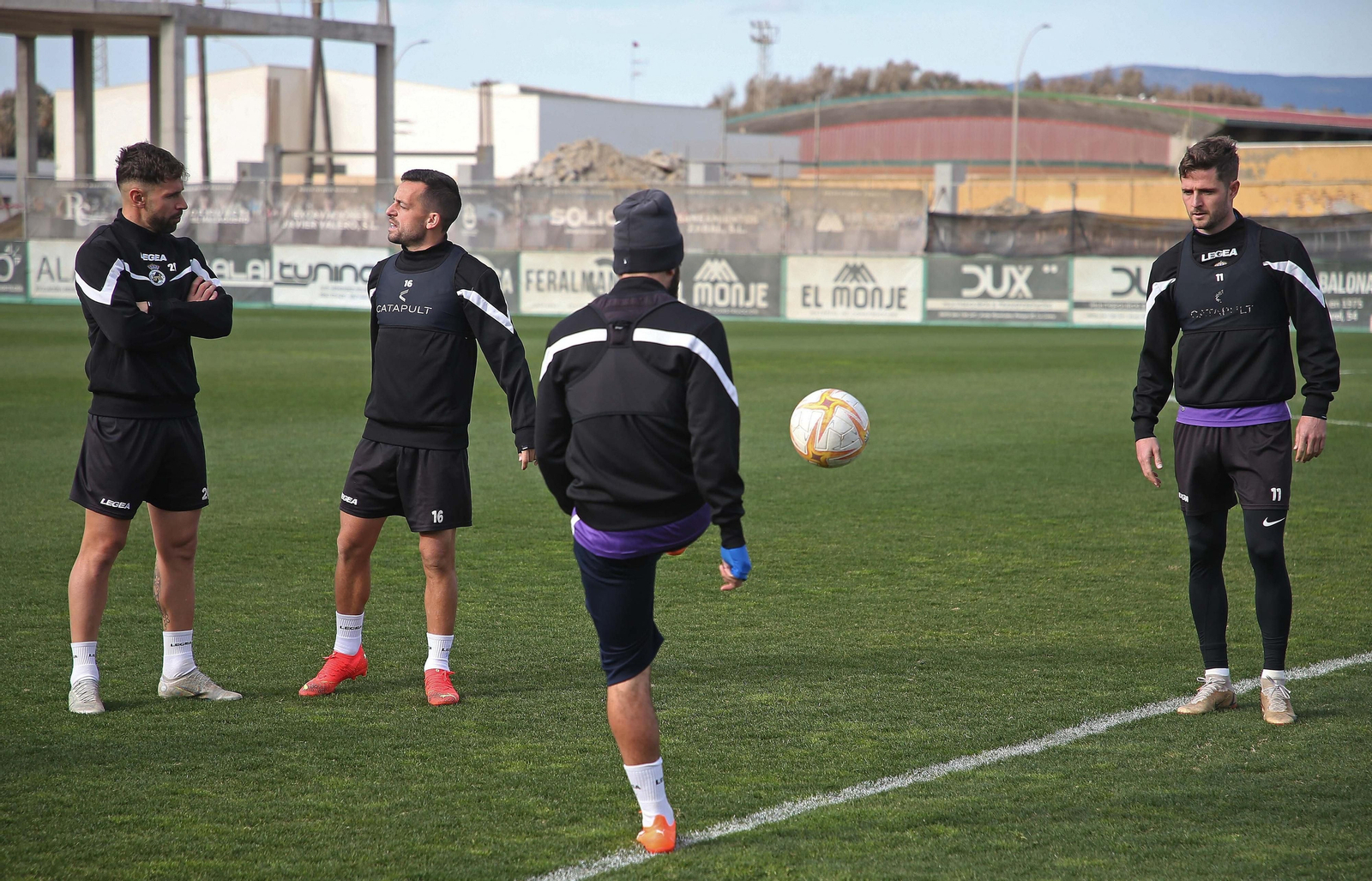 Fotos del entrenamiento de la Balona  previo al partido contra el Deportivo de La Coruña