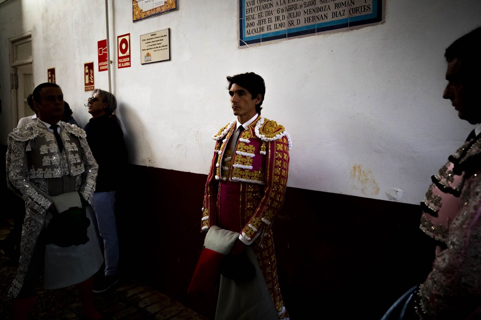 Diego Urdiales, Sebastián Castella y Daniel Luque, en la plaza de toros de El Puerto