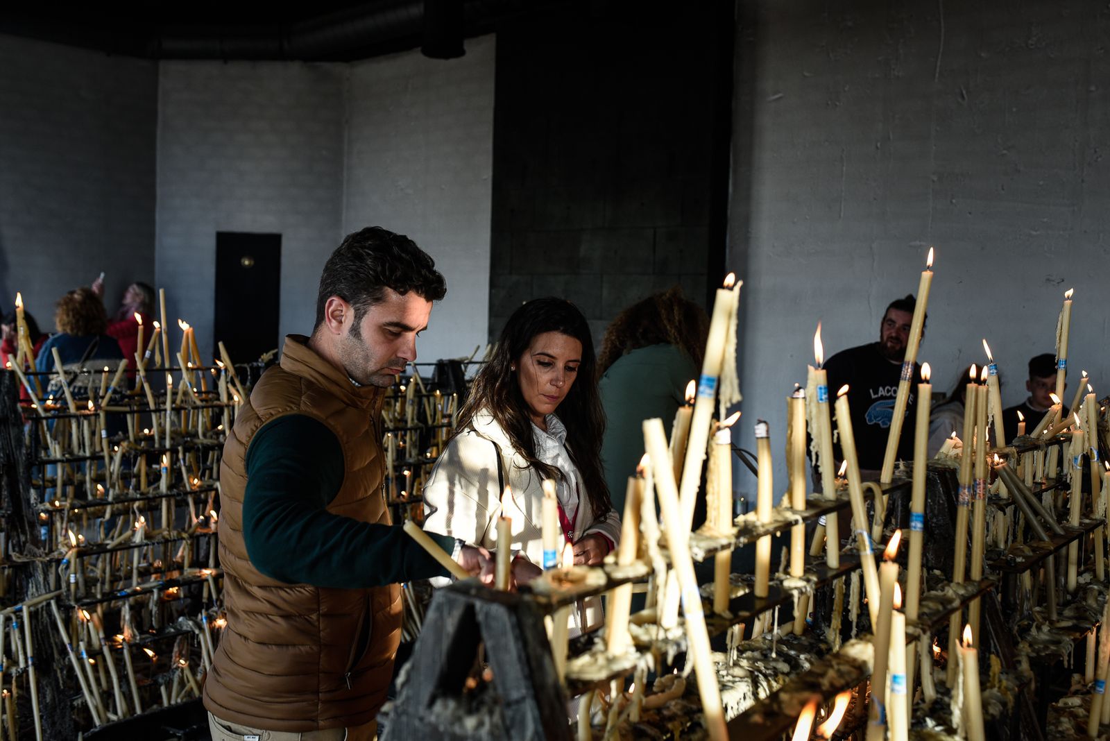 Imágenes del ambiente en la Aldea de El Rocío el domingo 26 de febrero