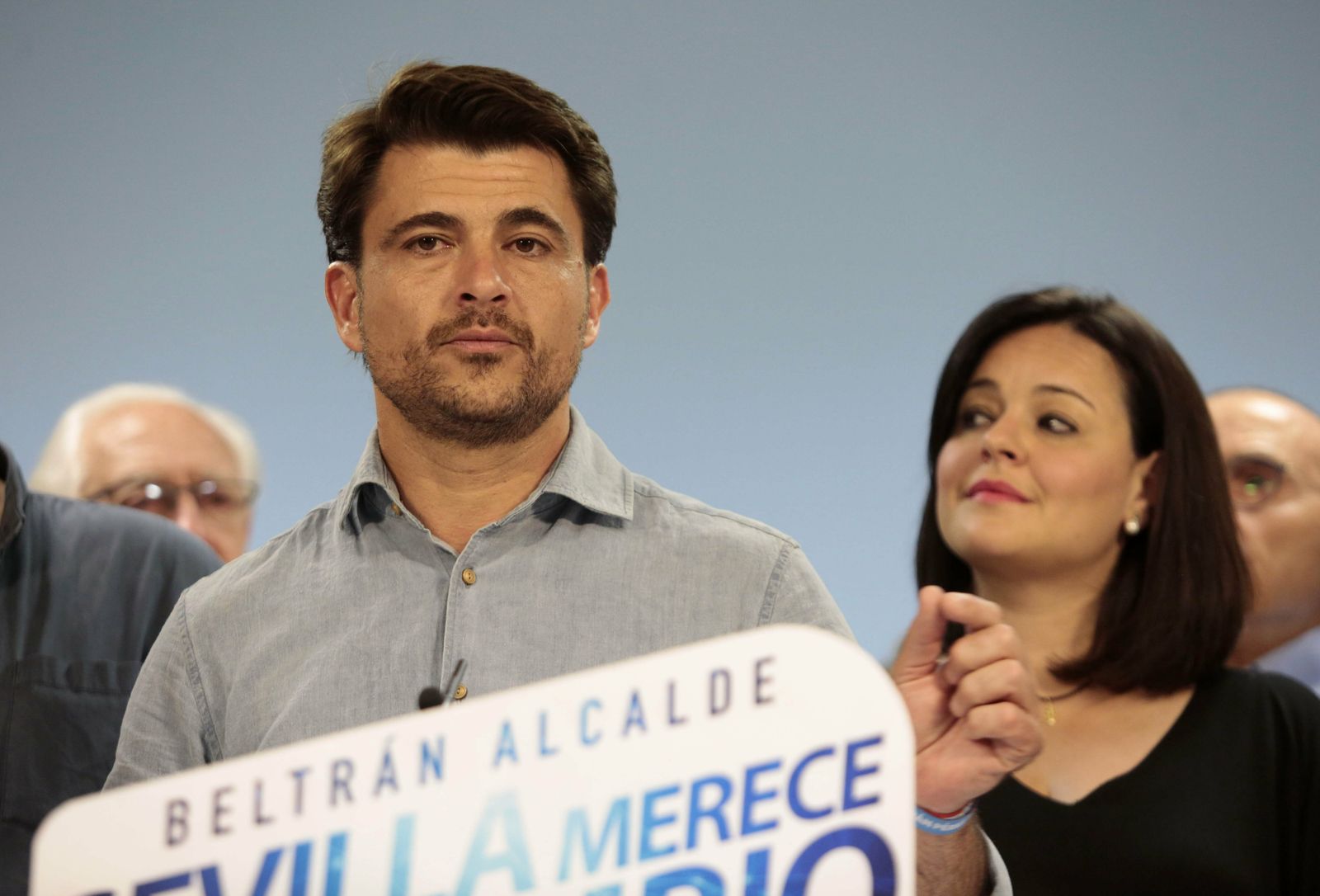 Beltrán Pérez reconoce su derrota.