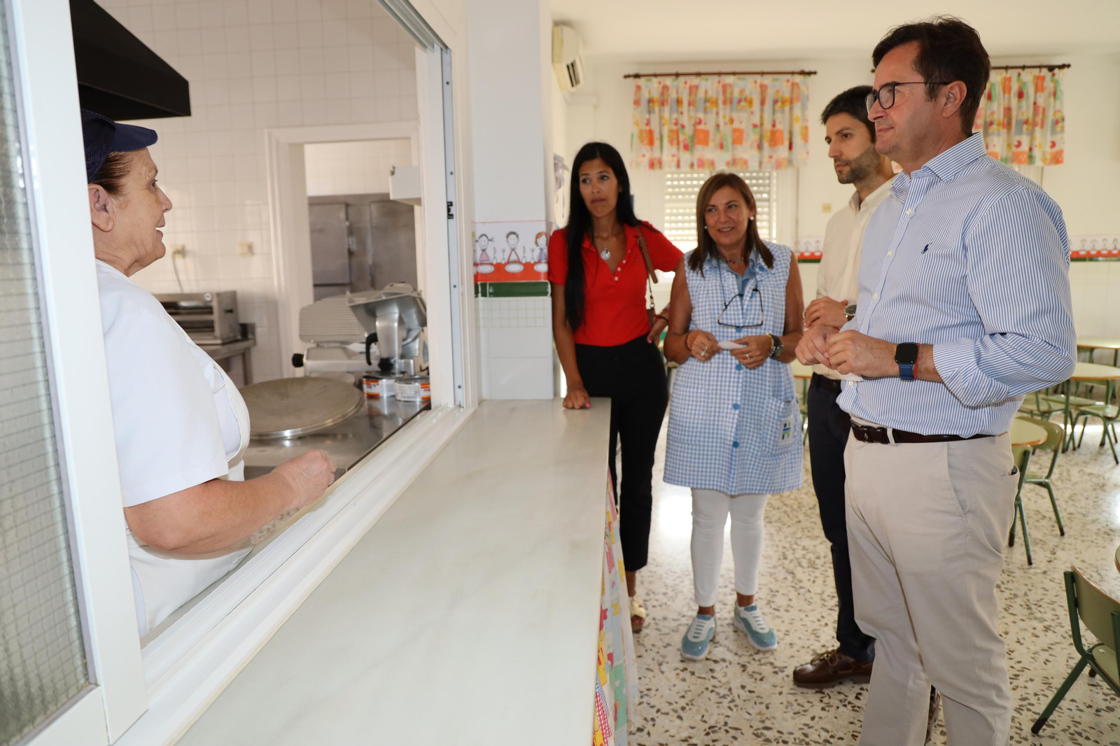 Francisco Góngora en la visita.