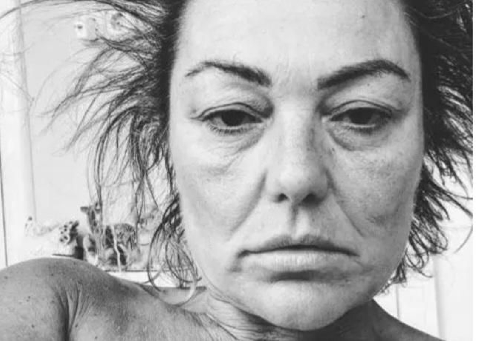 Amaia Montero en la foto que compartió en las redes