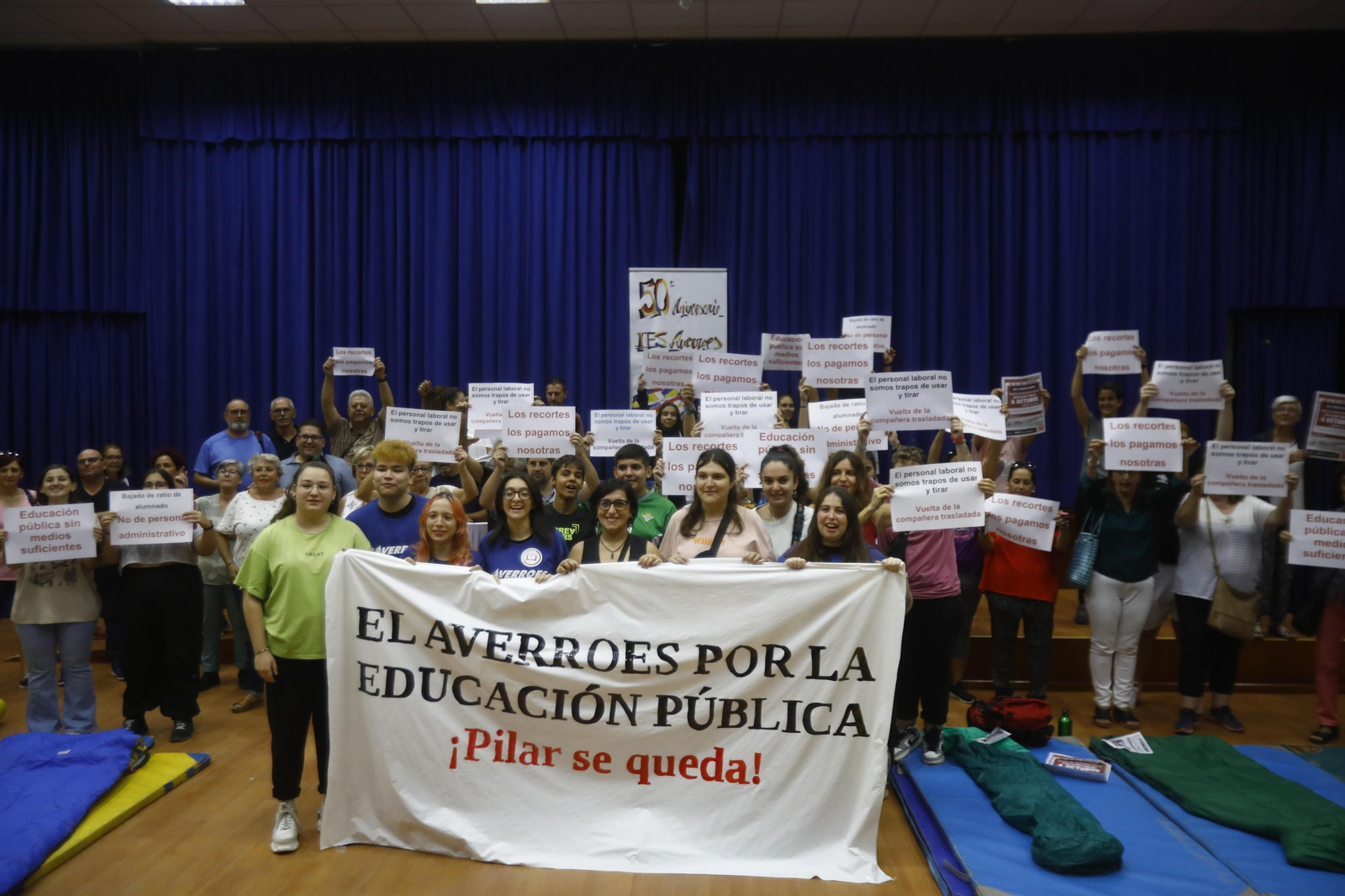 Encierro del pasado mes de octubre en el instituto.