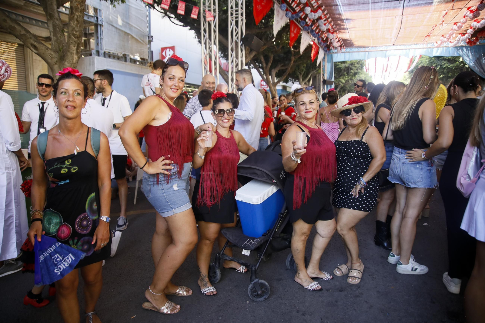 Imágenes del primer día de la feria de Almería
