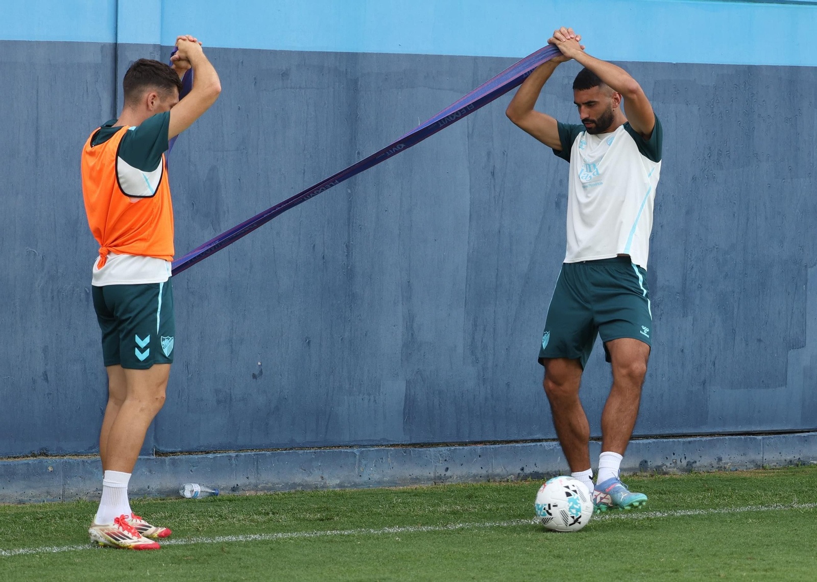 Javi Montero ya trabaja con el Málaga CF en el Anexo de La Rosaleda