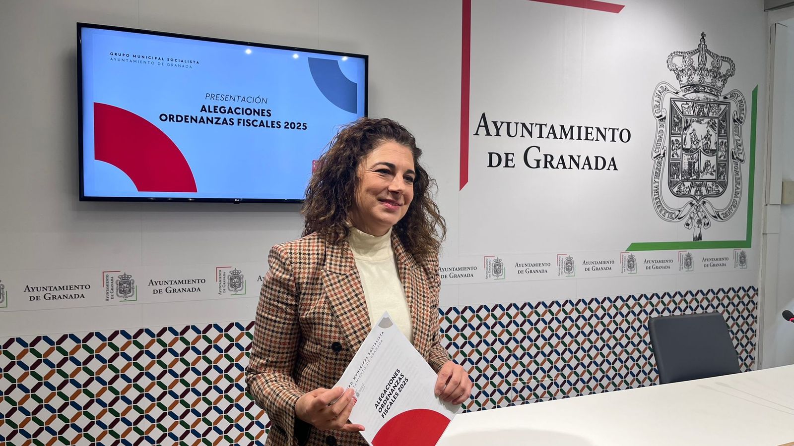 Raquel Ruz, concejala del PSOE en el Ayuntamiento de Granada.