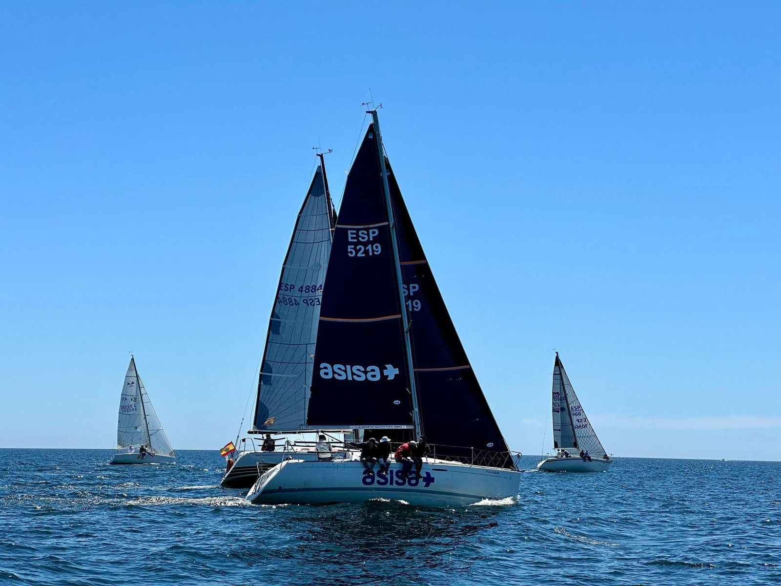 Imagen de una de las pruebas celebrada en Isla Canela.