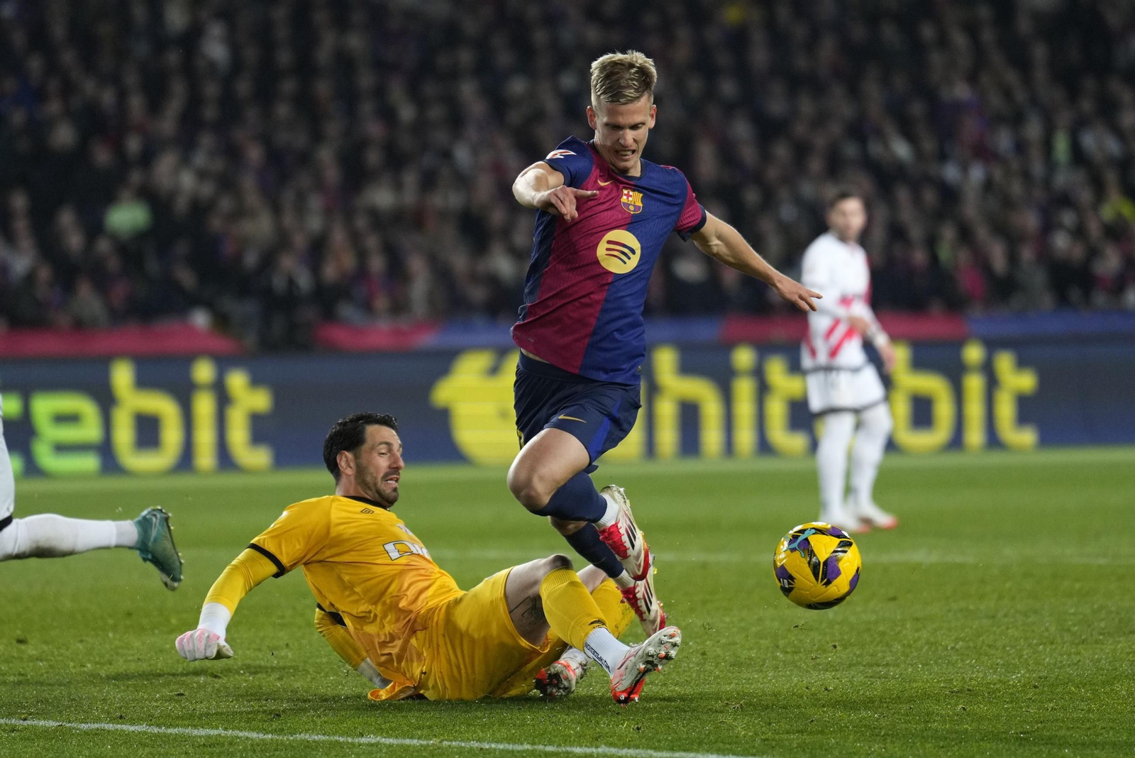Las fotos del polémico Barcelona - Rayo Vallecano