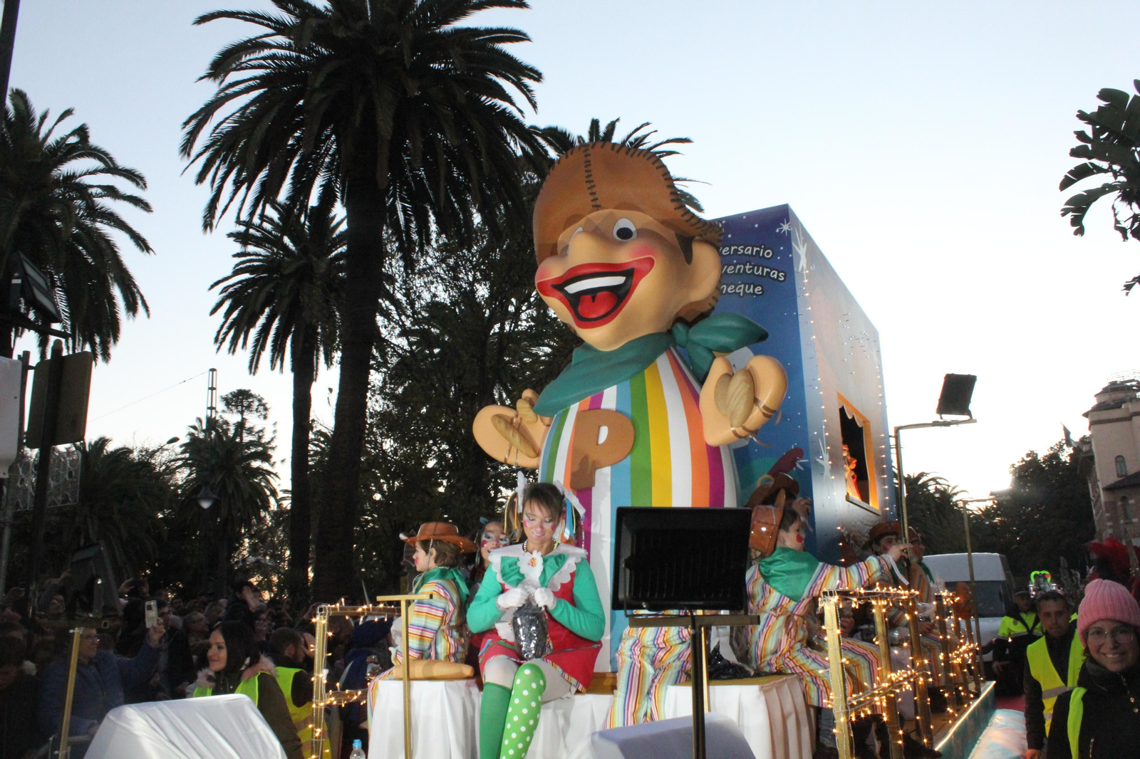 Fotos de la Cabalgata de Reyes en Málaga capital.