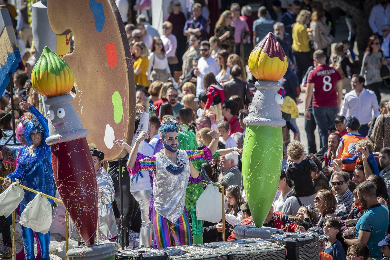 Otra animada estampa del domingo de Carnaval. Otra animada estampa del domingo de Carnaval.