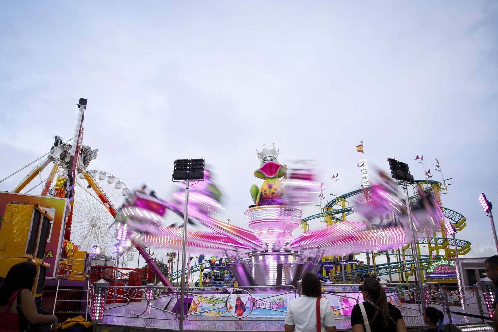 Las imágenes del lunes en la Feria de Almería sin ruidos