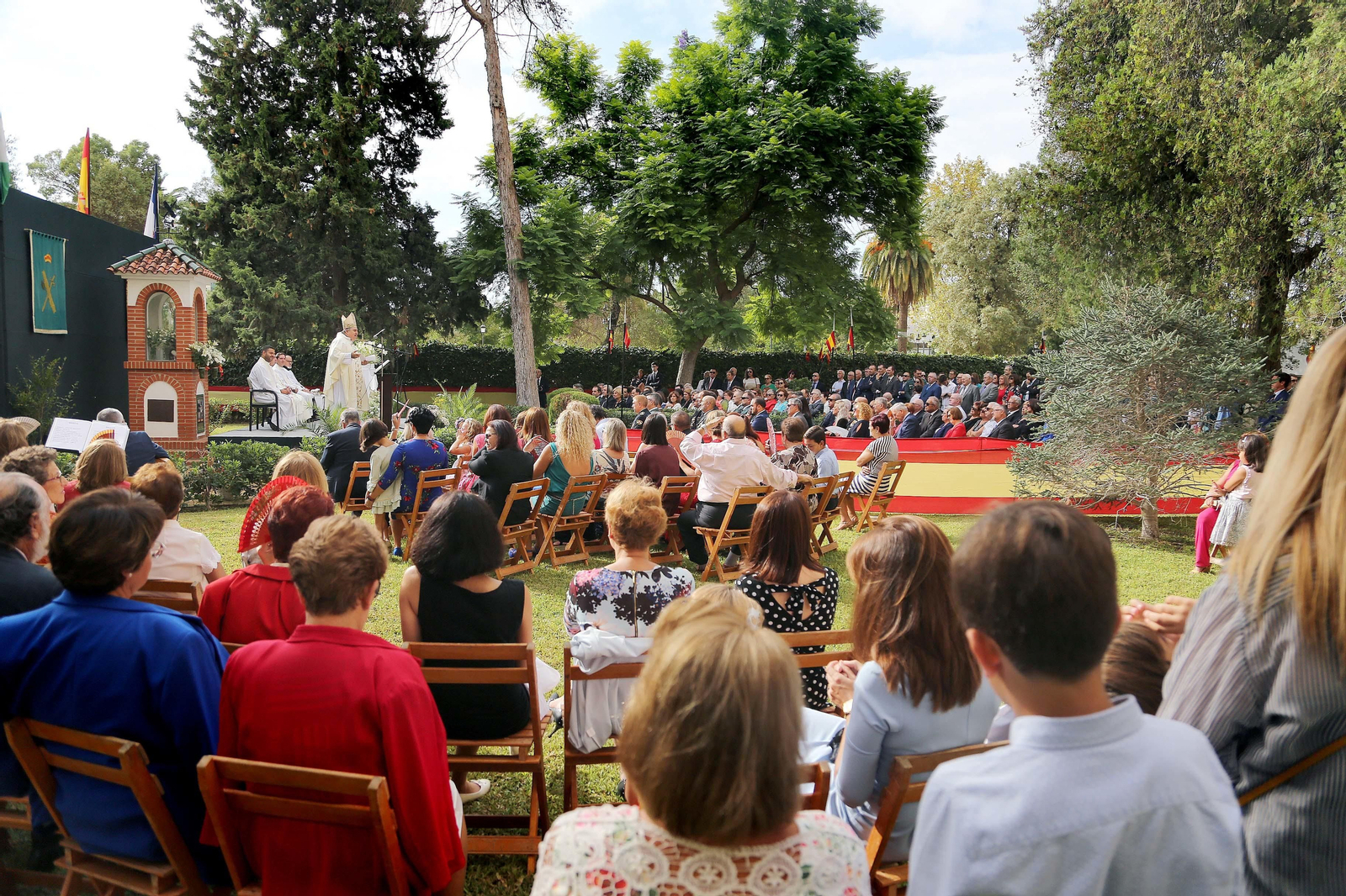 Imágenes del acto de la Guardia Civil