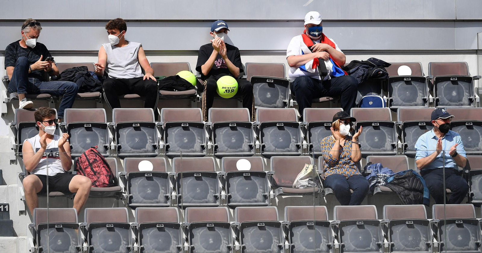 Las fotos de la Alejandro Davidovich ante Novak Djokovic.