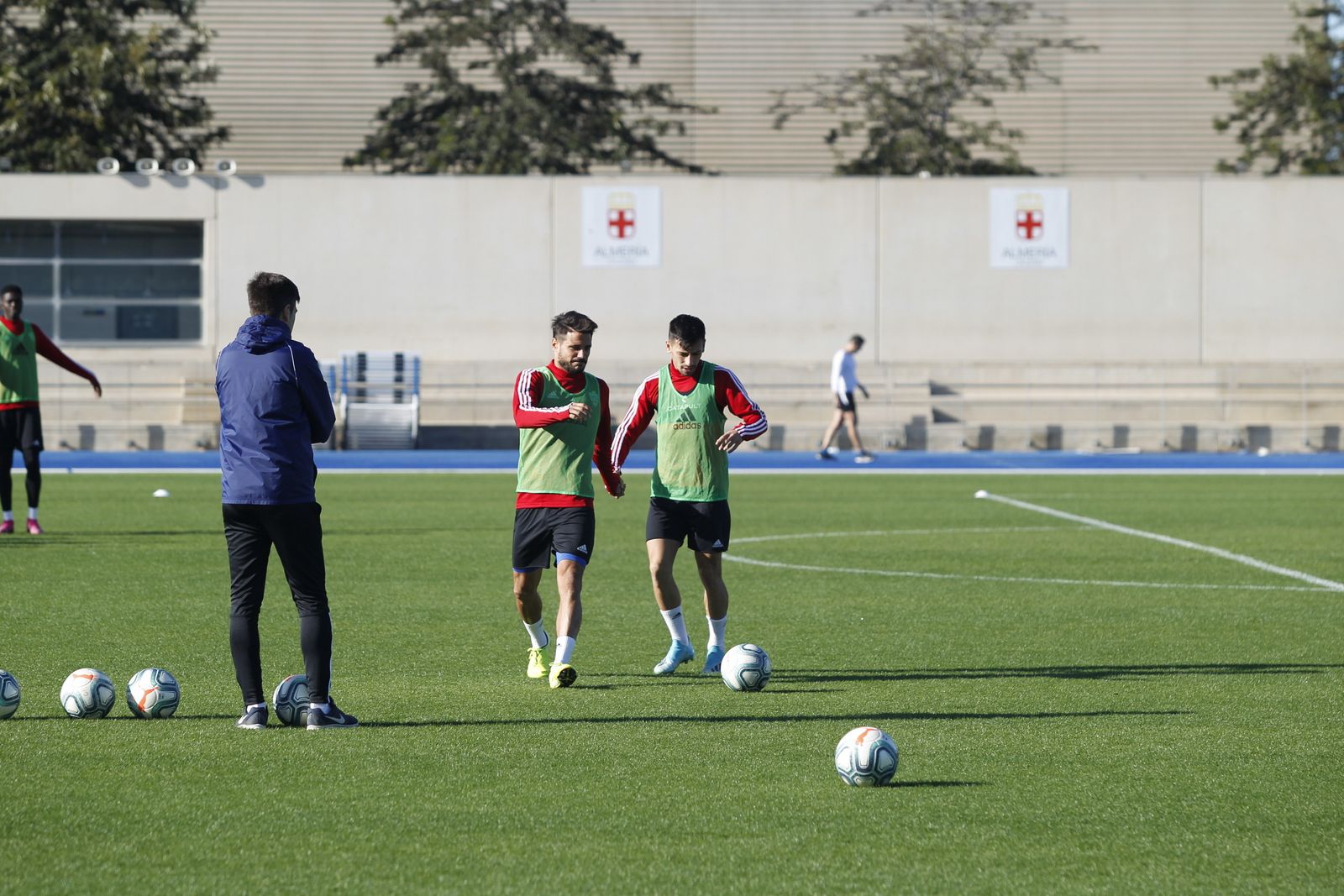 Fotogalería del entrenamiento del Almería previa al partido ante el Numancia