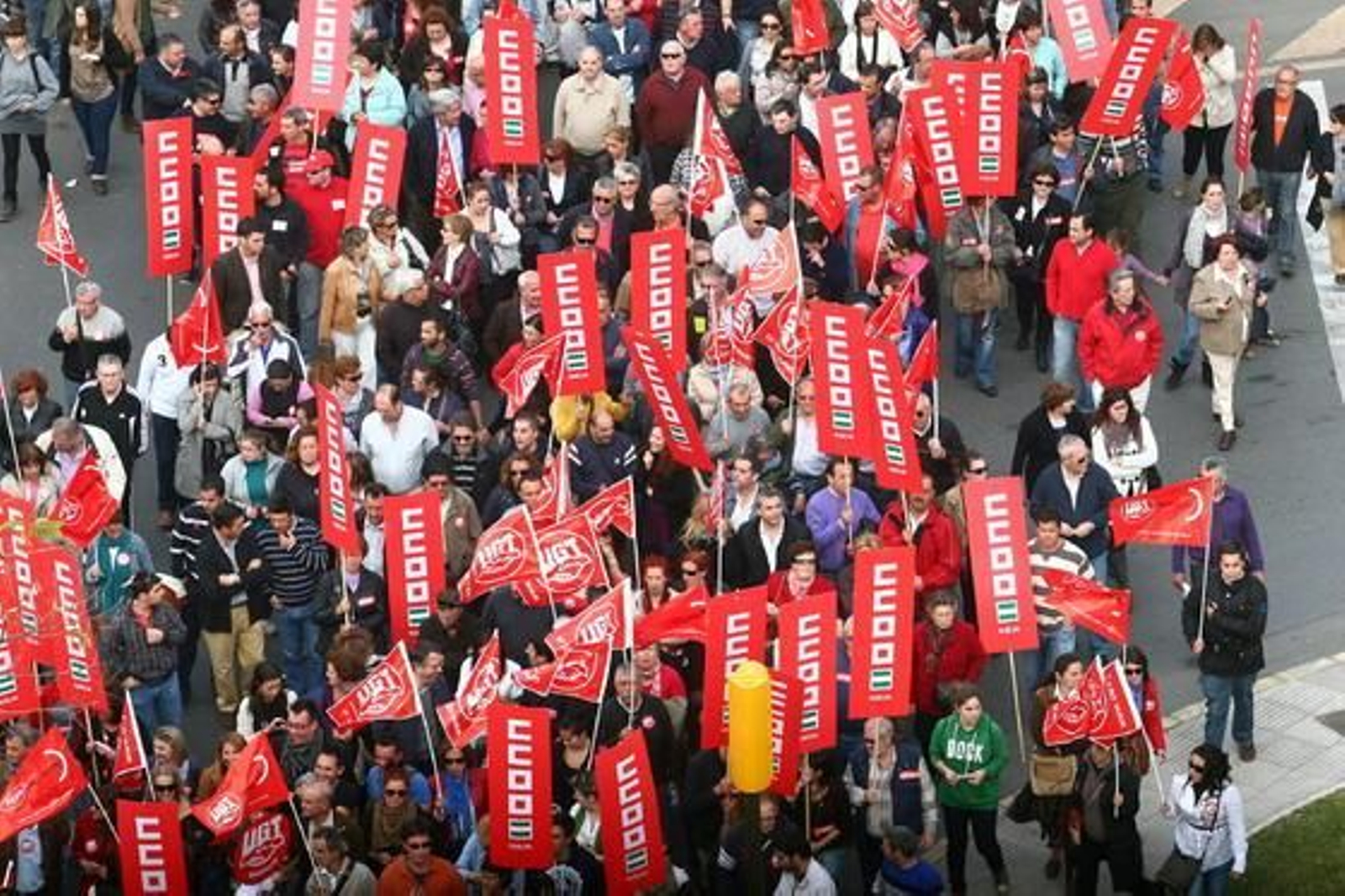 Las imágenes de la huelga general en Huelva