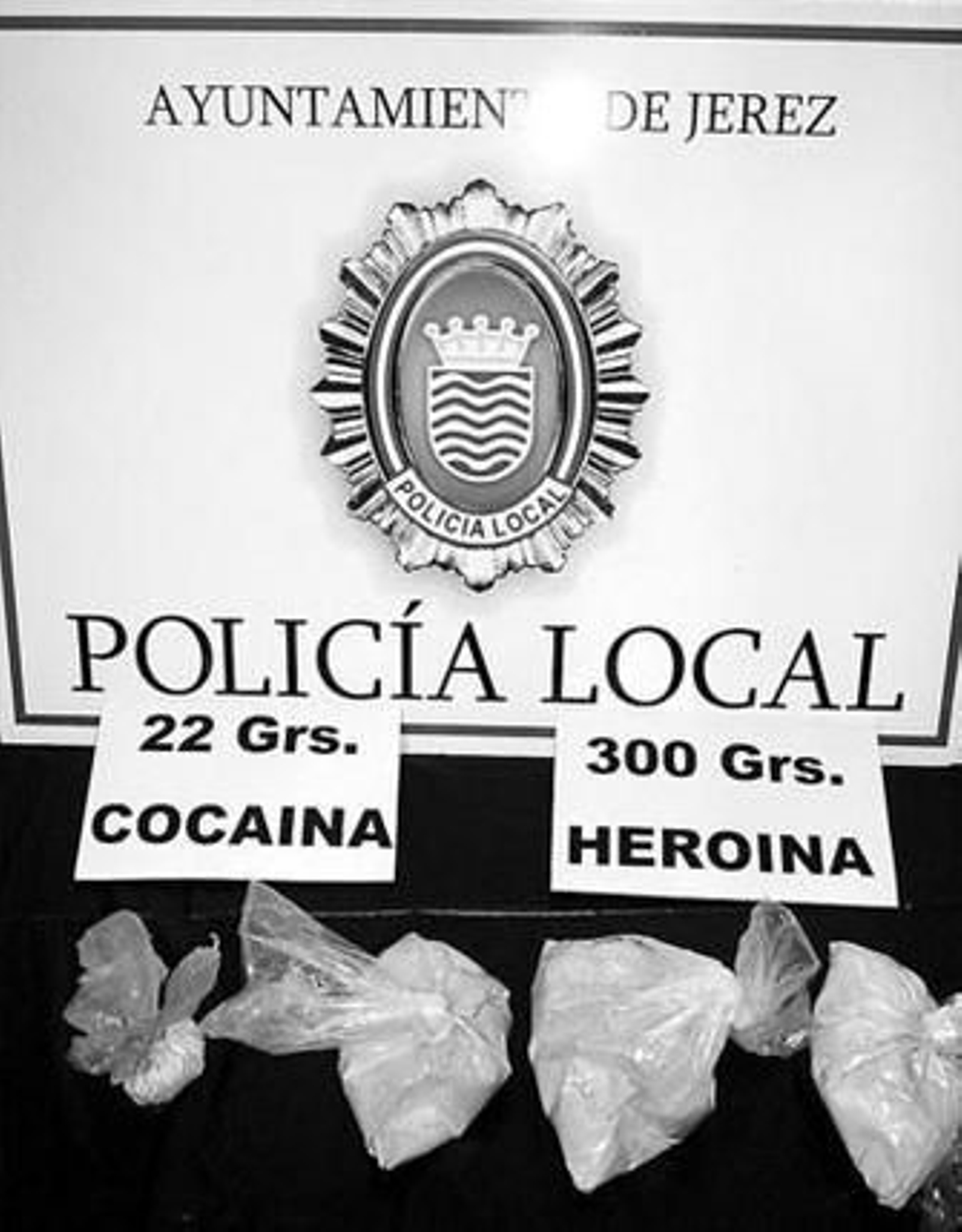 Droga intervenida por el 092 este fin de semana.