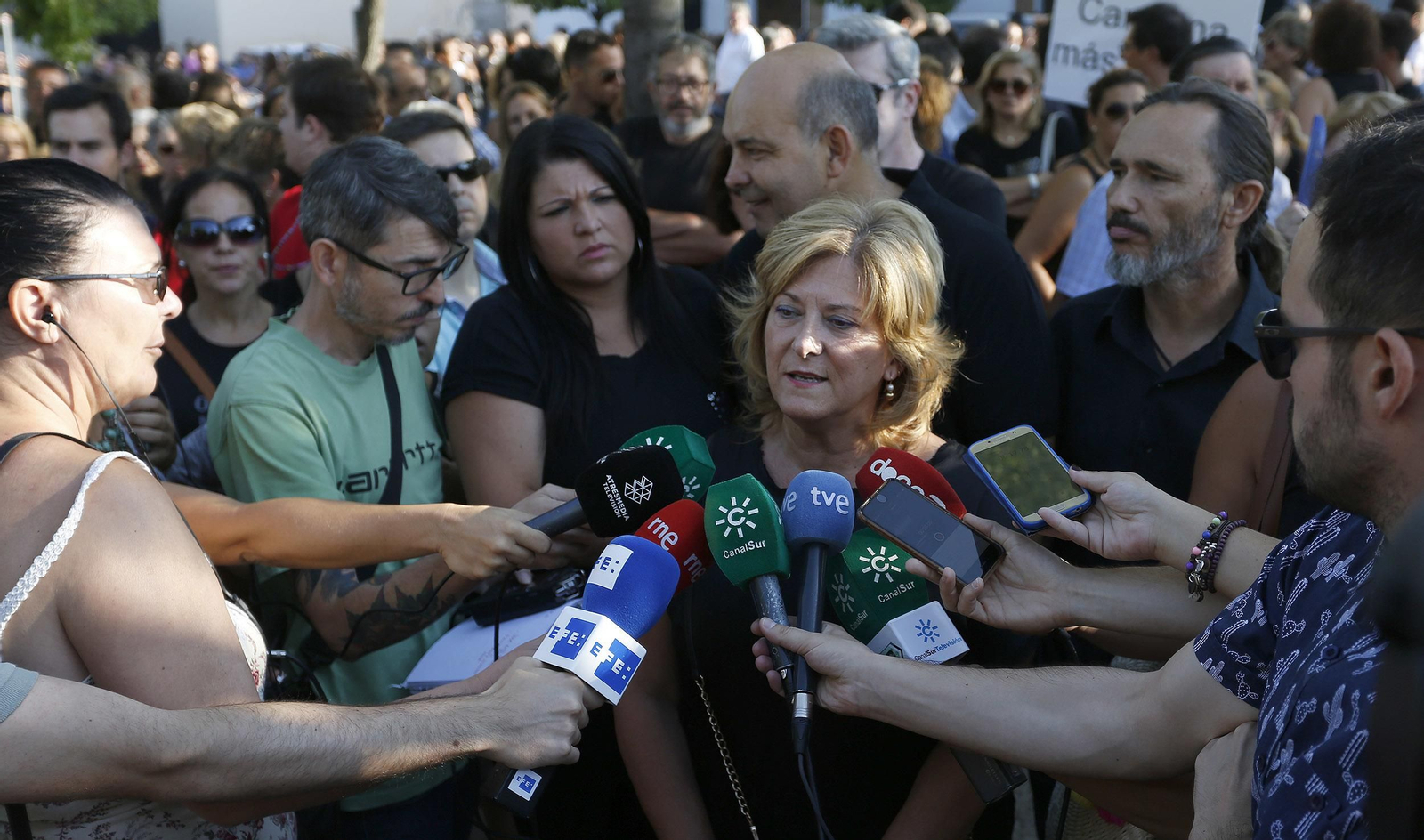 Manifestación en Carmona para exigir más seguridad