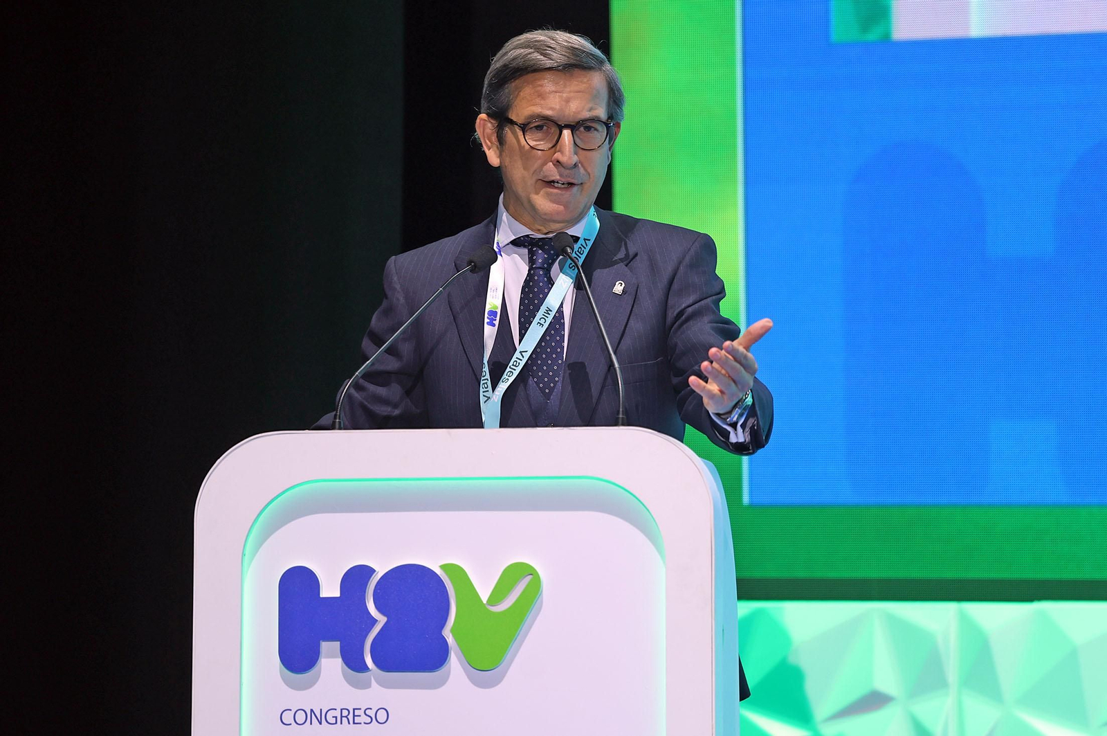 Imágenes de la inauguración del II Congreso Nacional de Hidrógeno Verde celebrado en Huelva