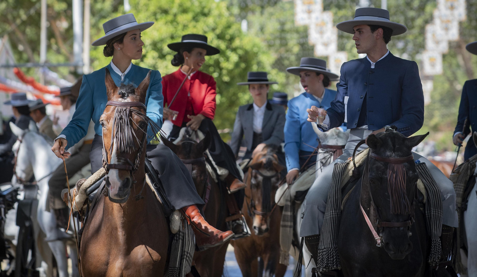Sube la temperatura y el glamour en el lunes de Feria de Abril 2023