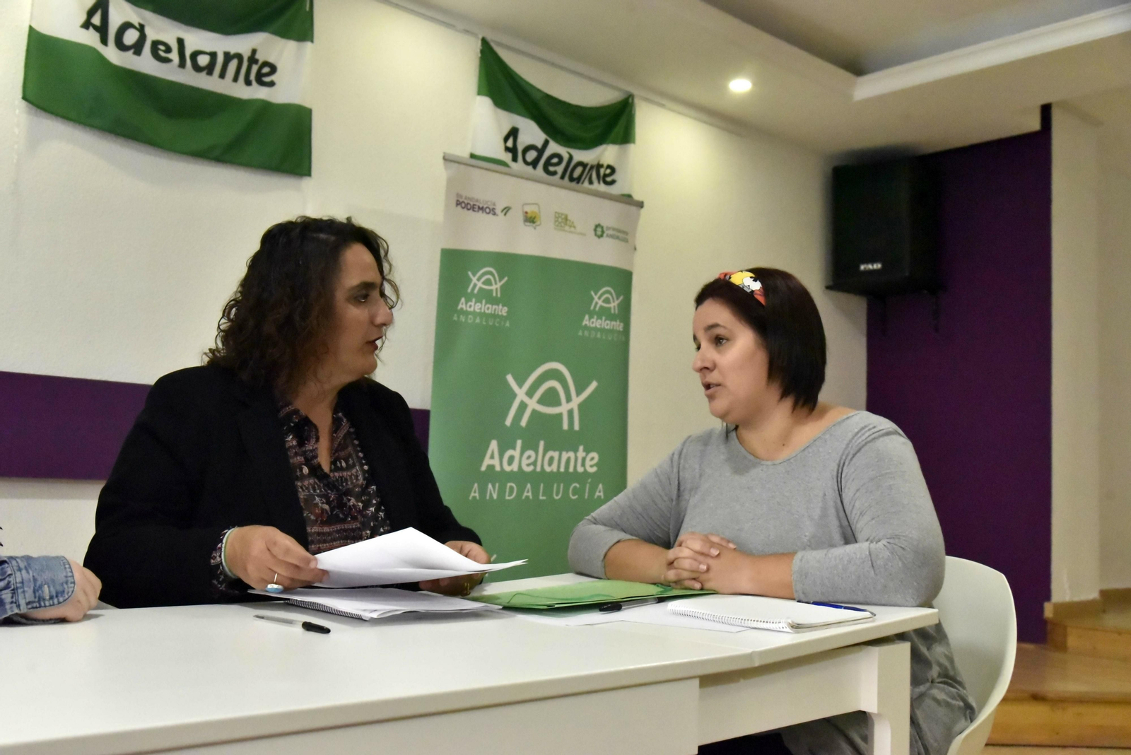 Ángela Aguilera y Patricia Gil, la madre de Eric.