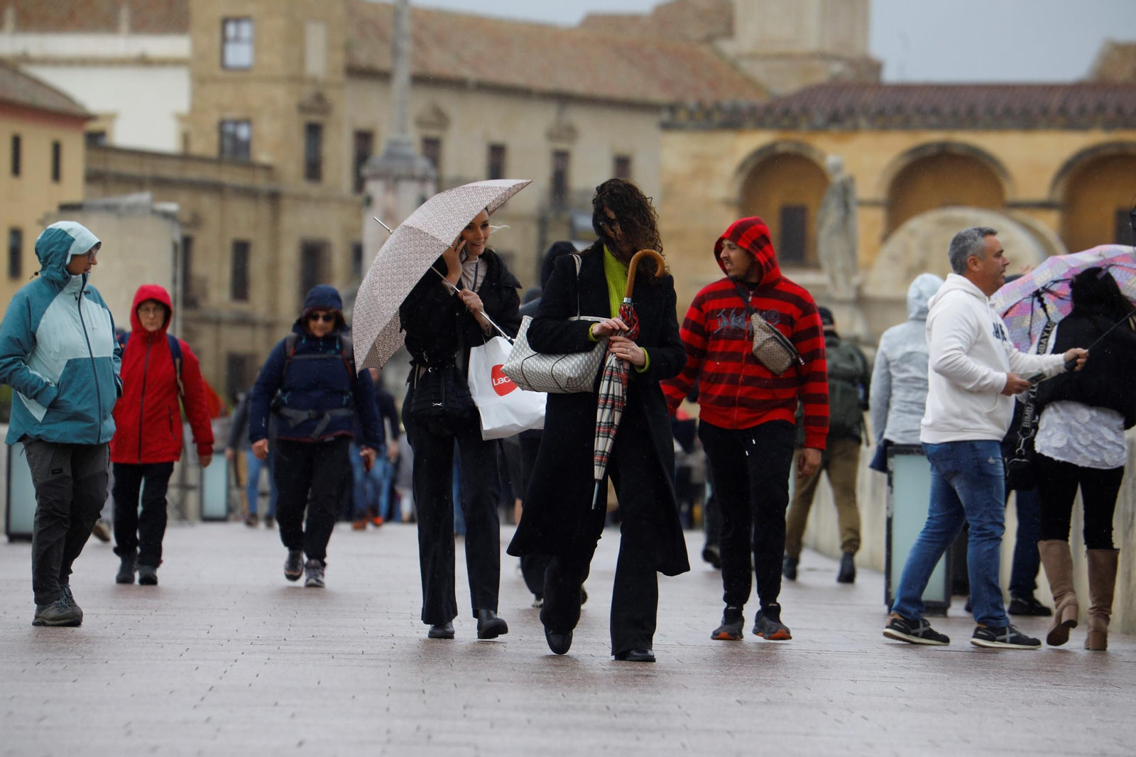 La borrasca Martinho aprieta en Córdoba, en imágenes