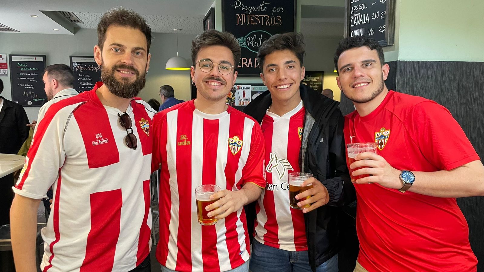 Componentes de Capital Indálica en el On Tour a Burgos del año del último ascenso.