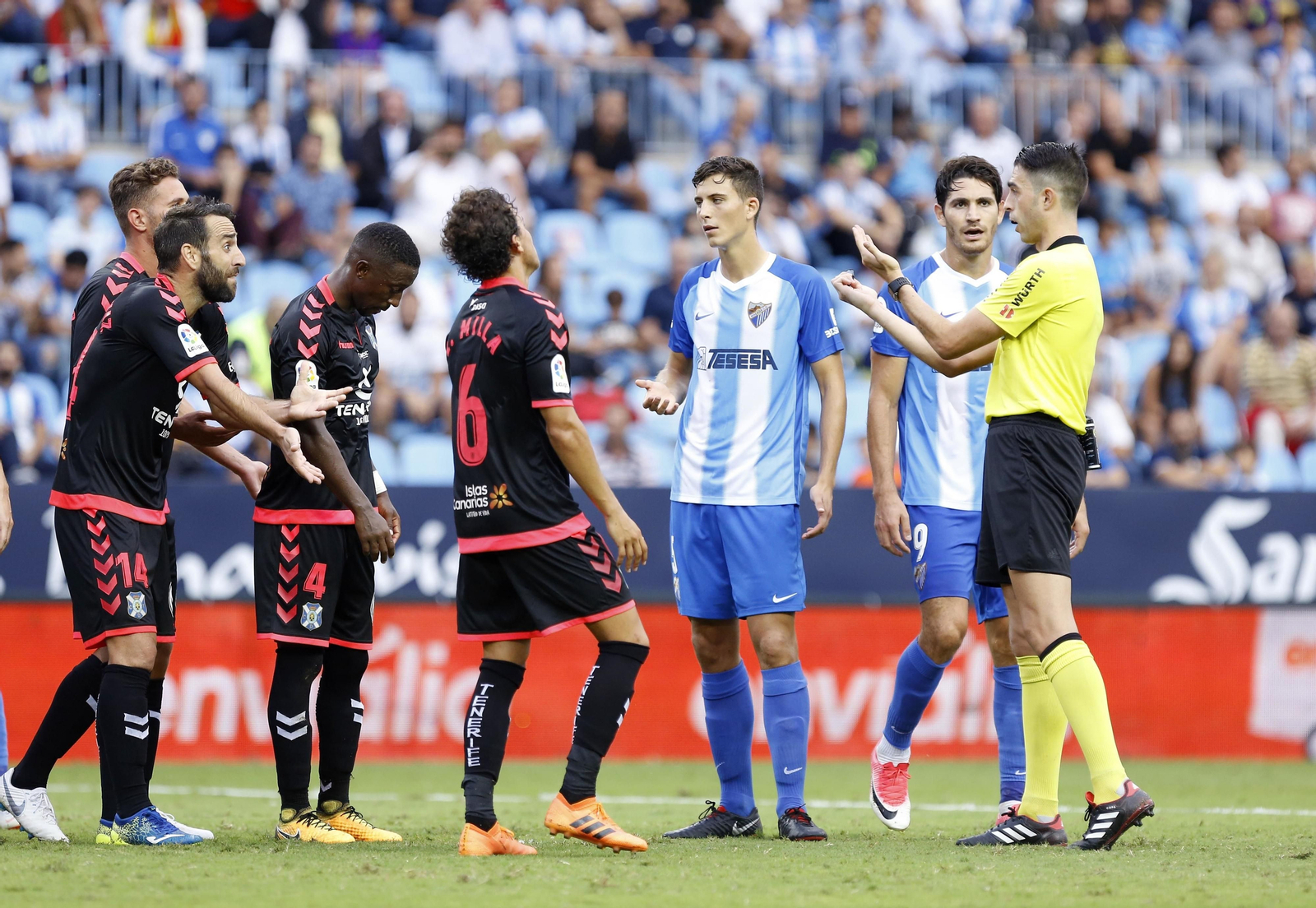 Las imágenes del Málaga-Tenerife