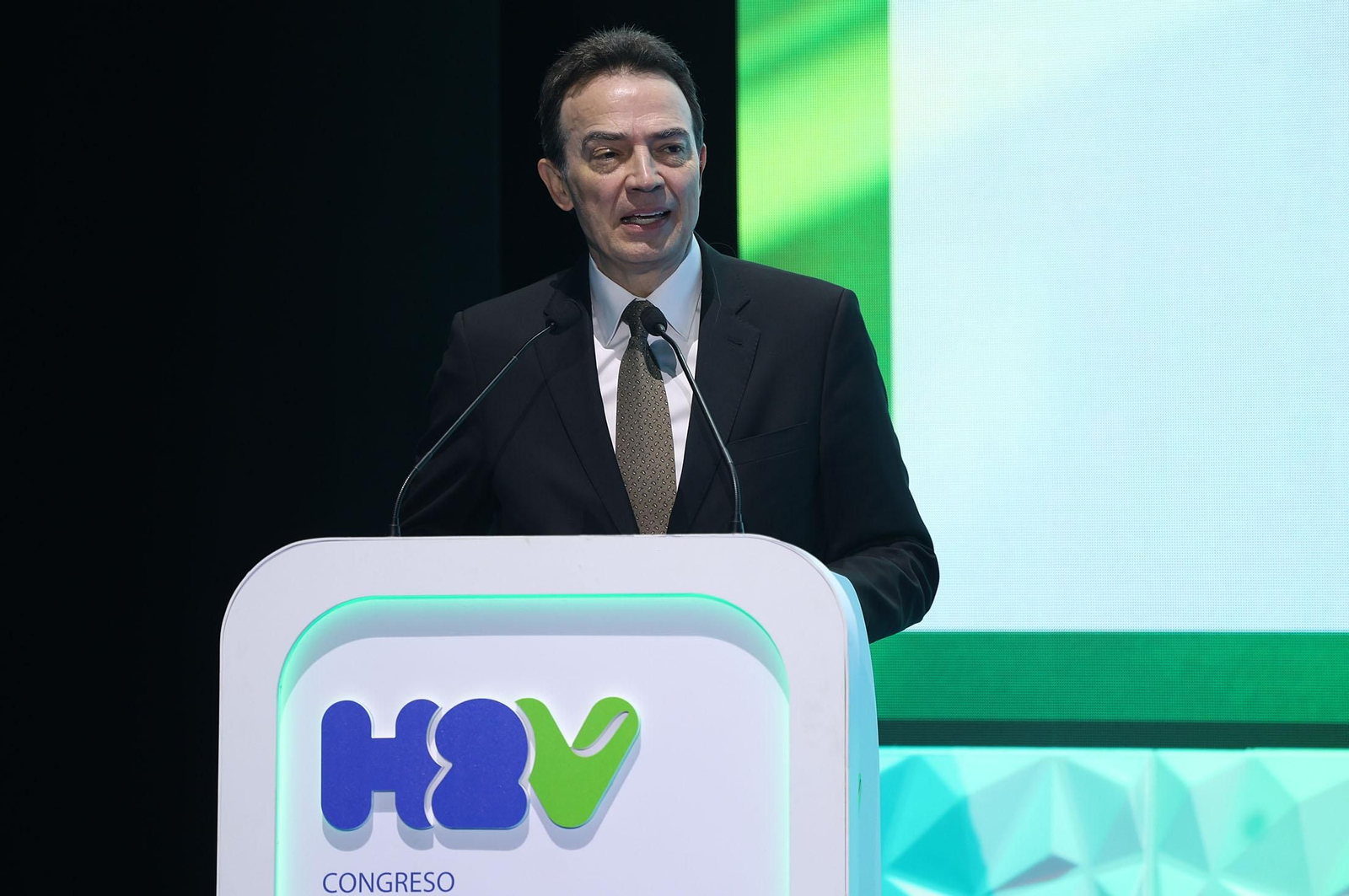 Imágenes de la inauguración del II Congreso Nacional de Hidrógeno Verde celebrado en Huelva