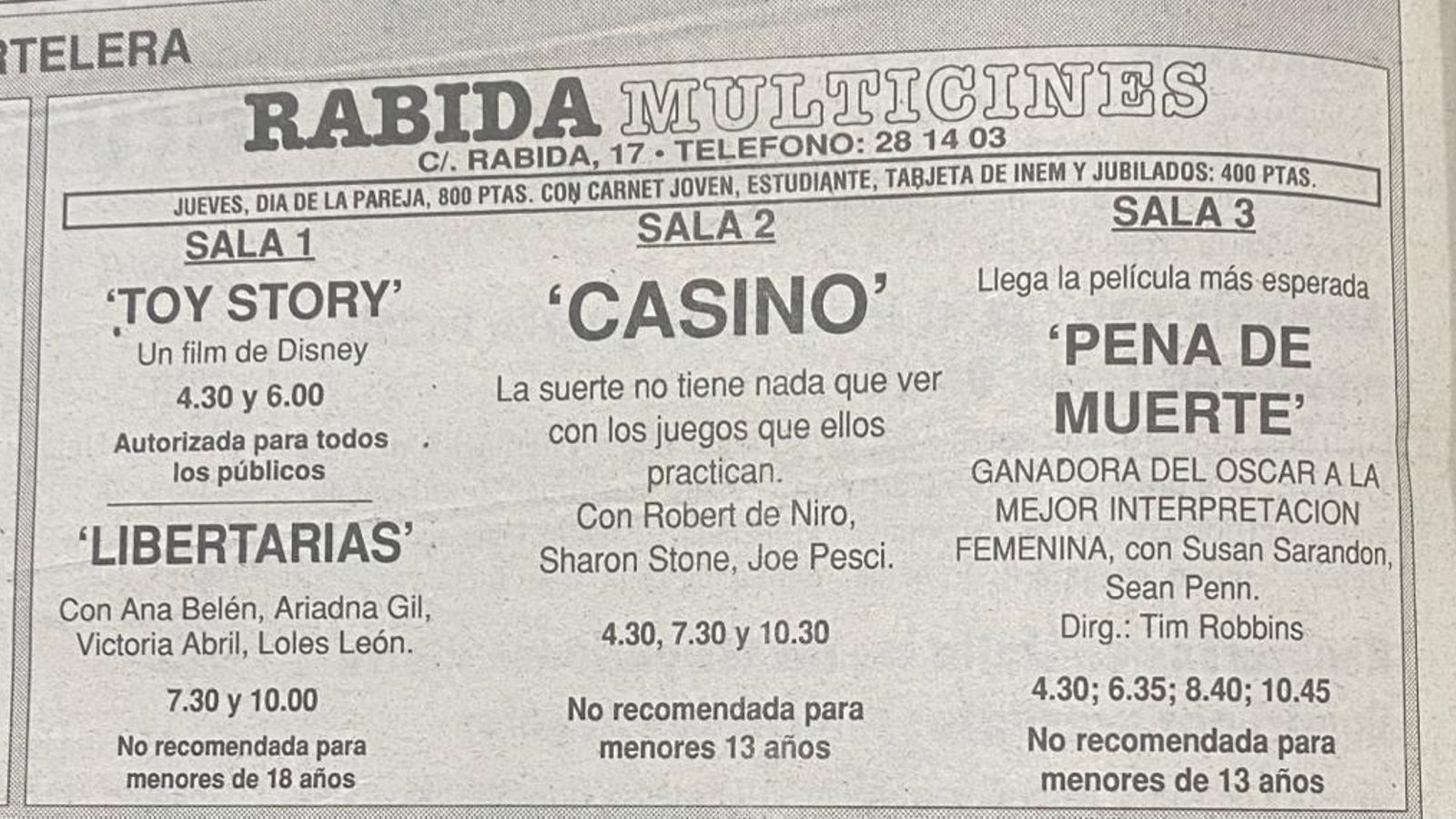 Cartelera Cine Rábida Cartelera Cine Rábida