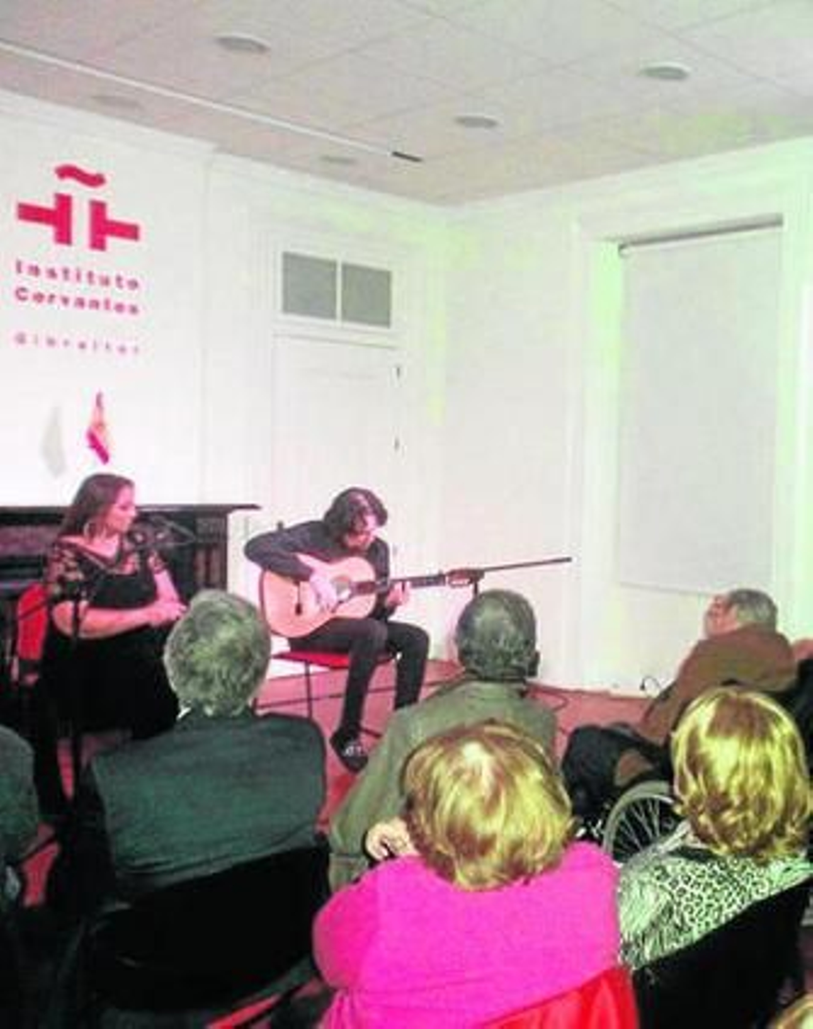 Un instante del espectáculo flamenco celebrado ayer.