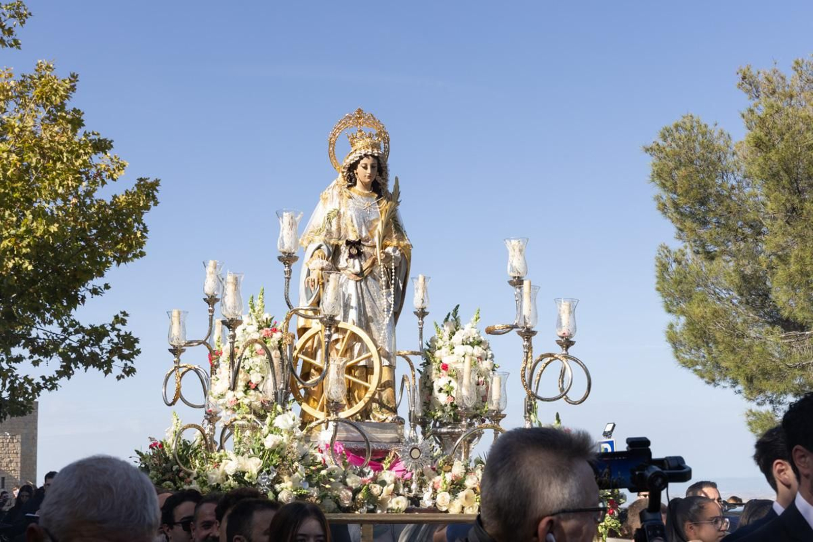Romería en honor a Santa Catalina, en imágenes