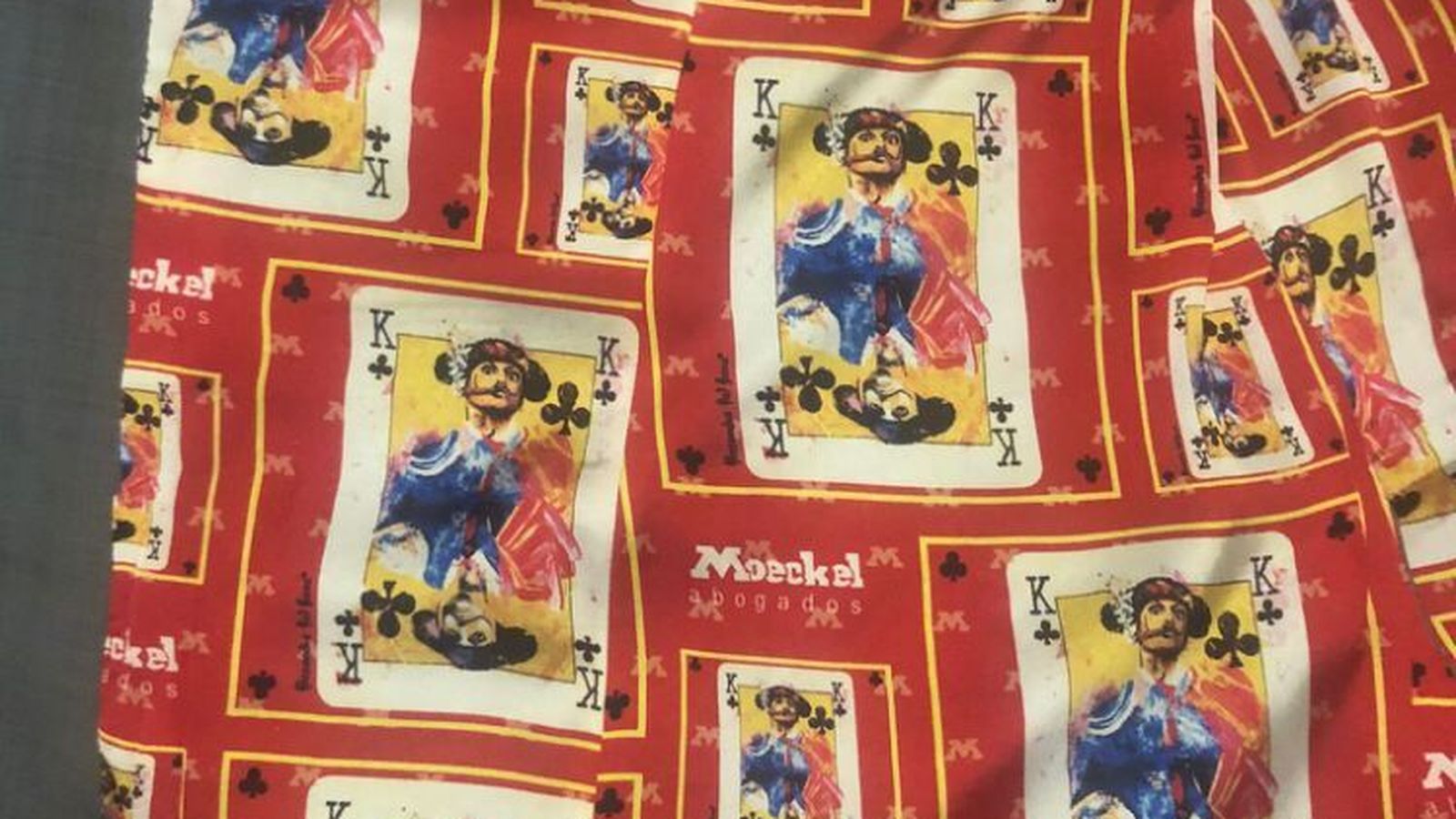 El original forro morantista de la chaqueta de Moeckel