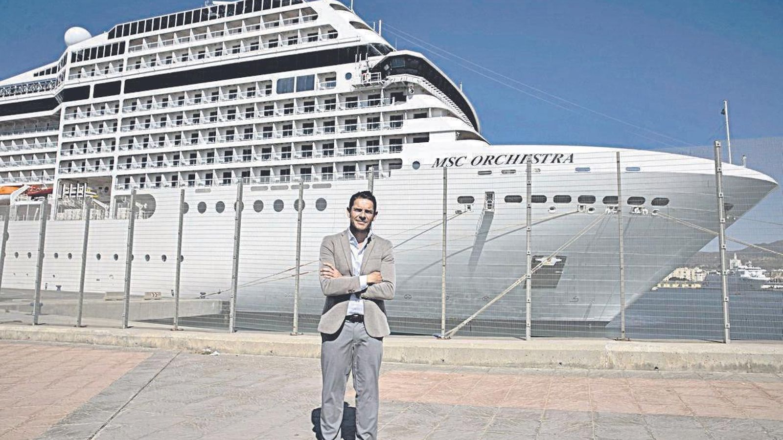 El director general de MSC Cruceros España, Fernando Pacheco. El director general de MSC Cruceros España, Fernando Pacheco.
