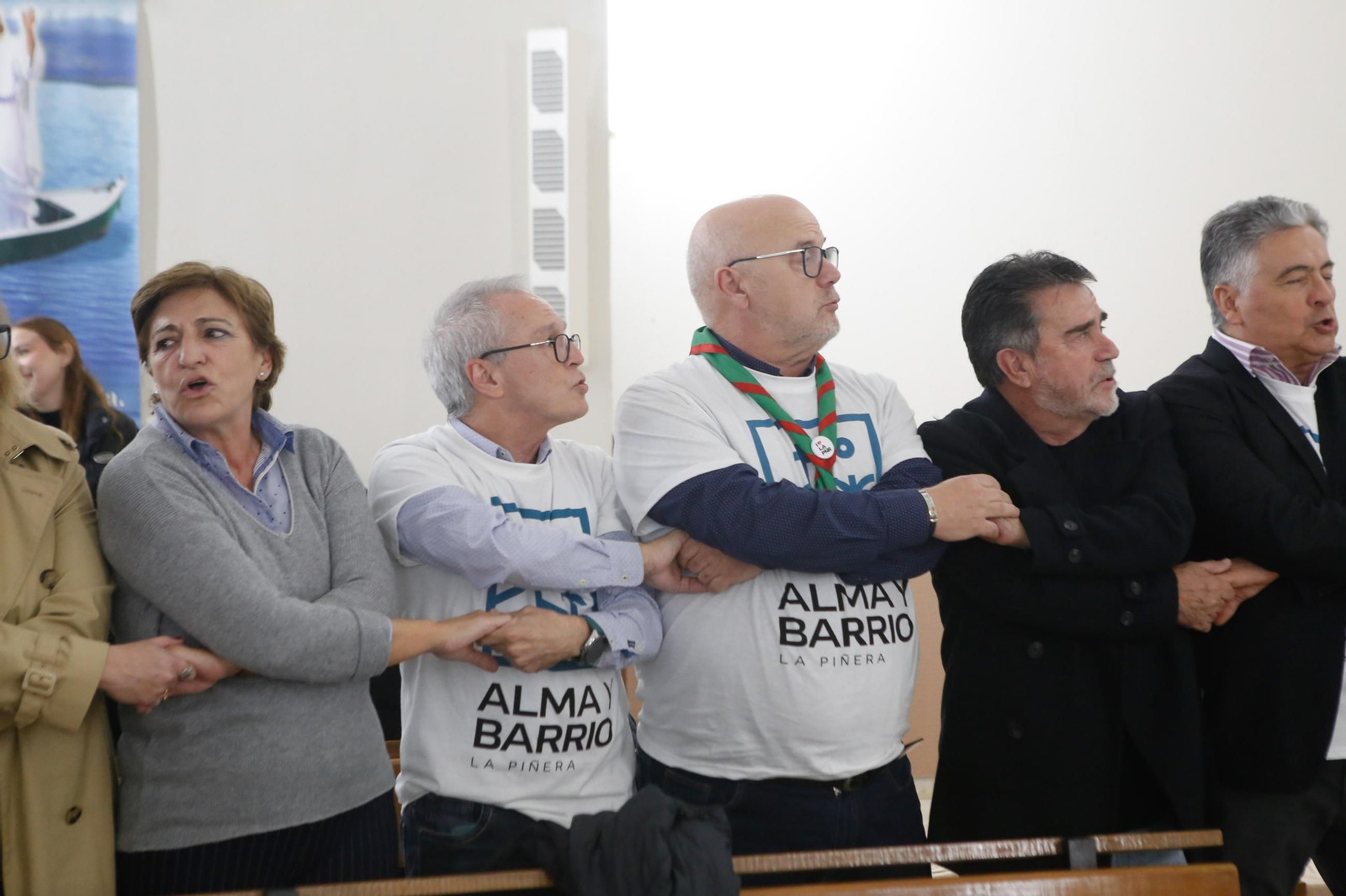 Las fotos del homenaje al padre Pedro por sus 50 años de entrega absoluta a la Piñera