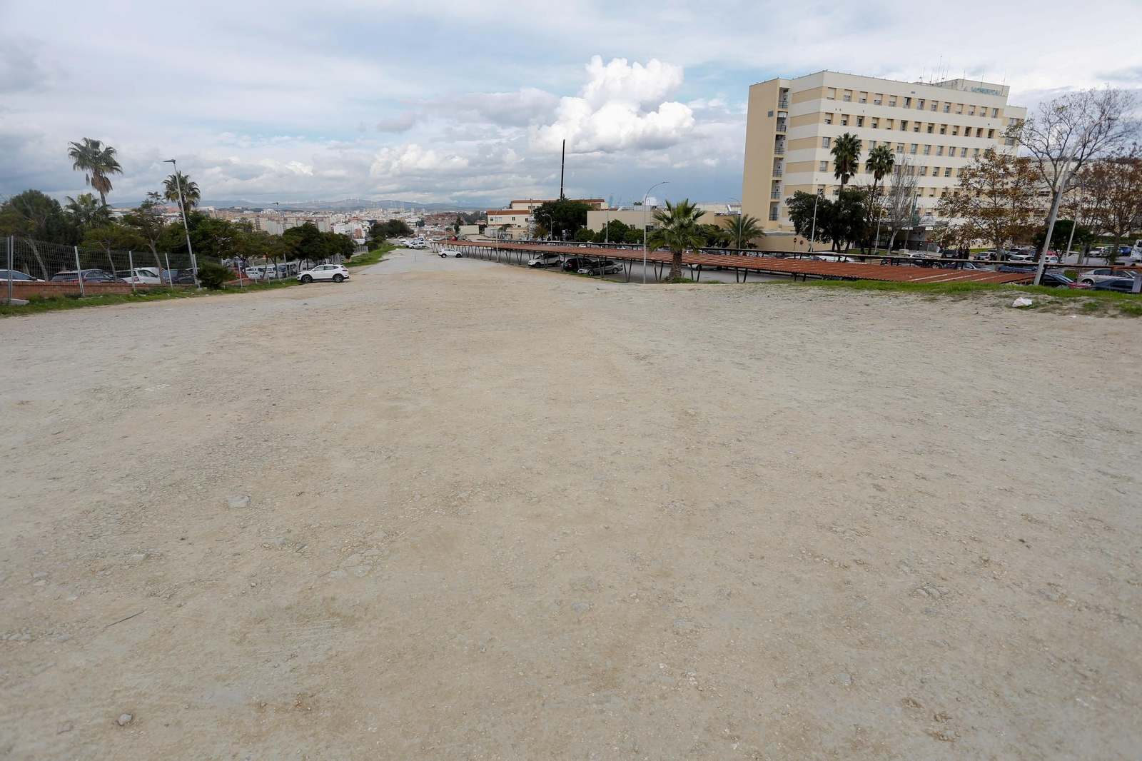 Las fotos de las obras del nuevo aparcamiento del Hospital Punta de Europa de Algeciras