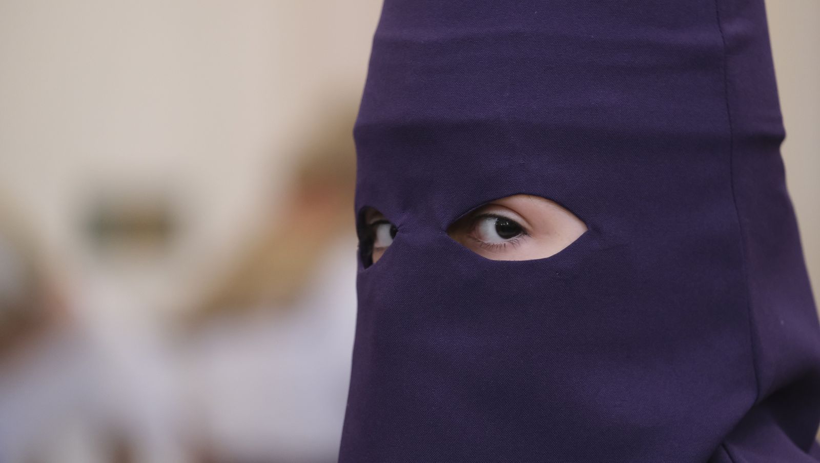 La procesión del Encuentro por las calles de Almería, en imágenes