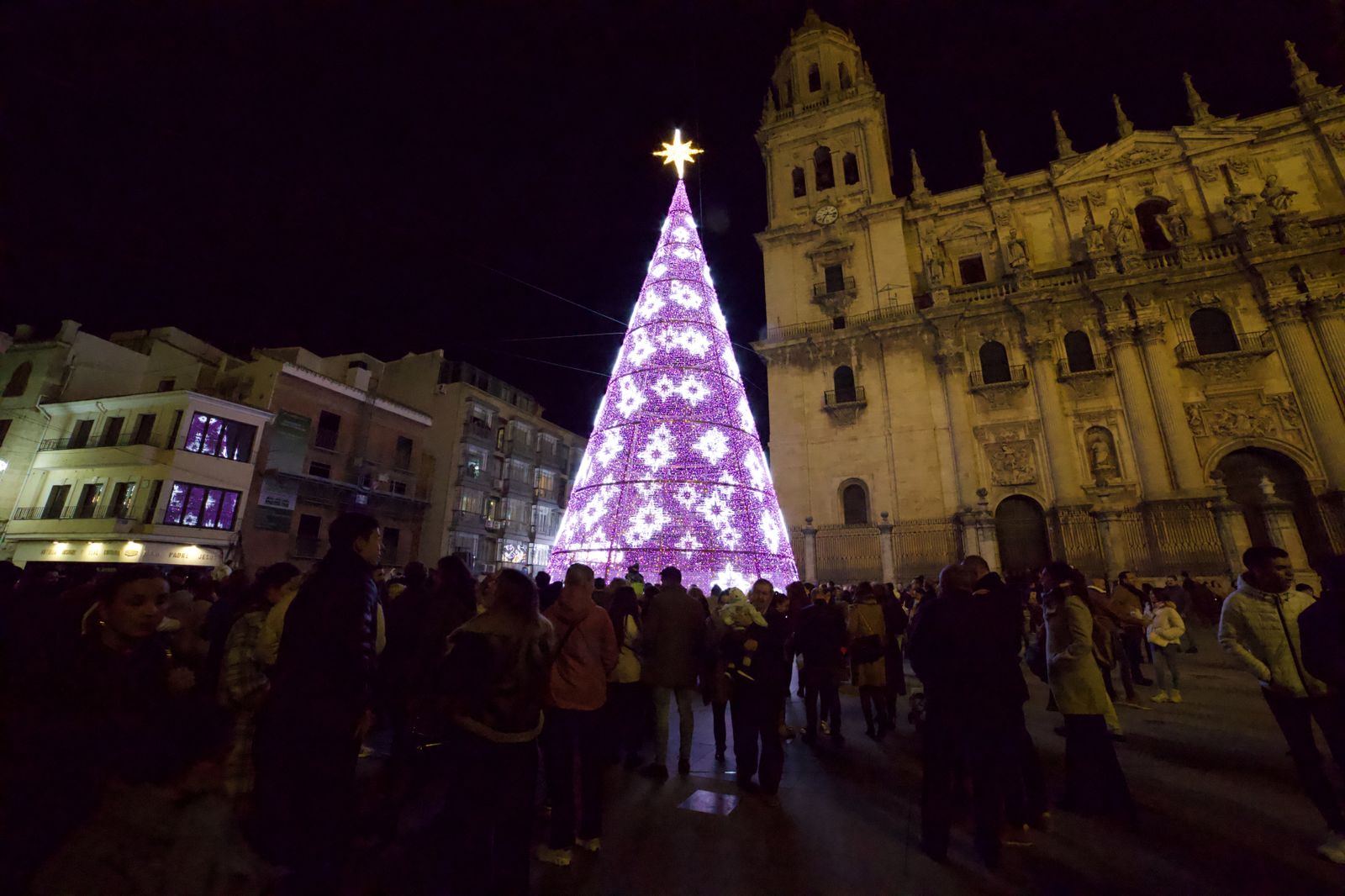 Así ha sido el encendido de luces en Jaén capital
