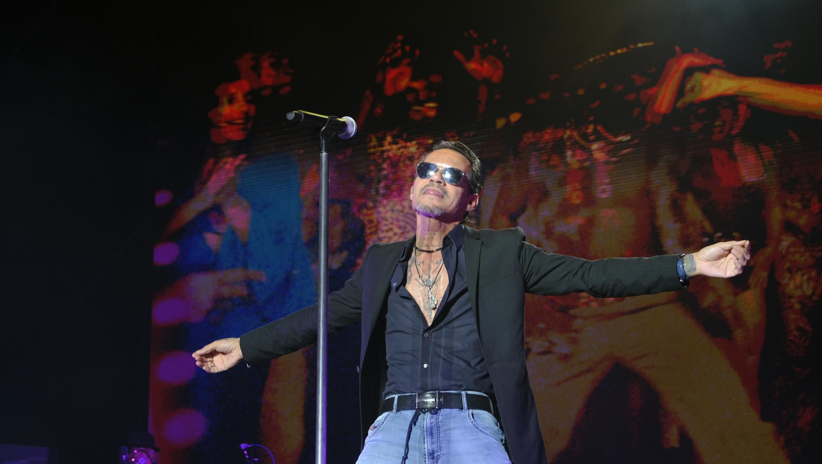 Concierto de Marc Anthony en Roquetas, en imágenes