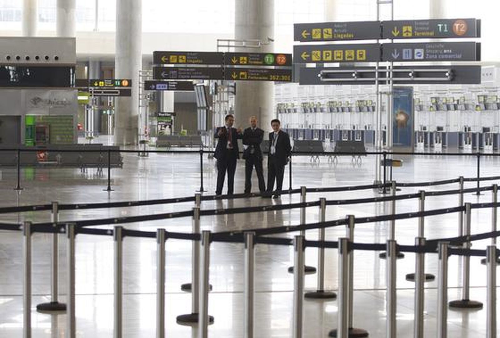 Imágenes de la nueva terminal del aeropuerto Pablo Ruiz Picasso

Foto: Sergio Camacho