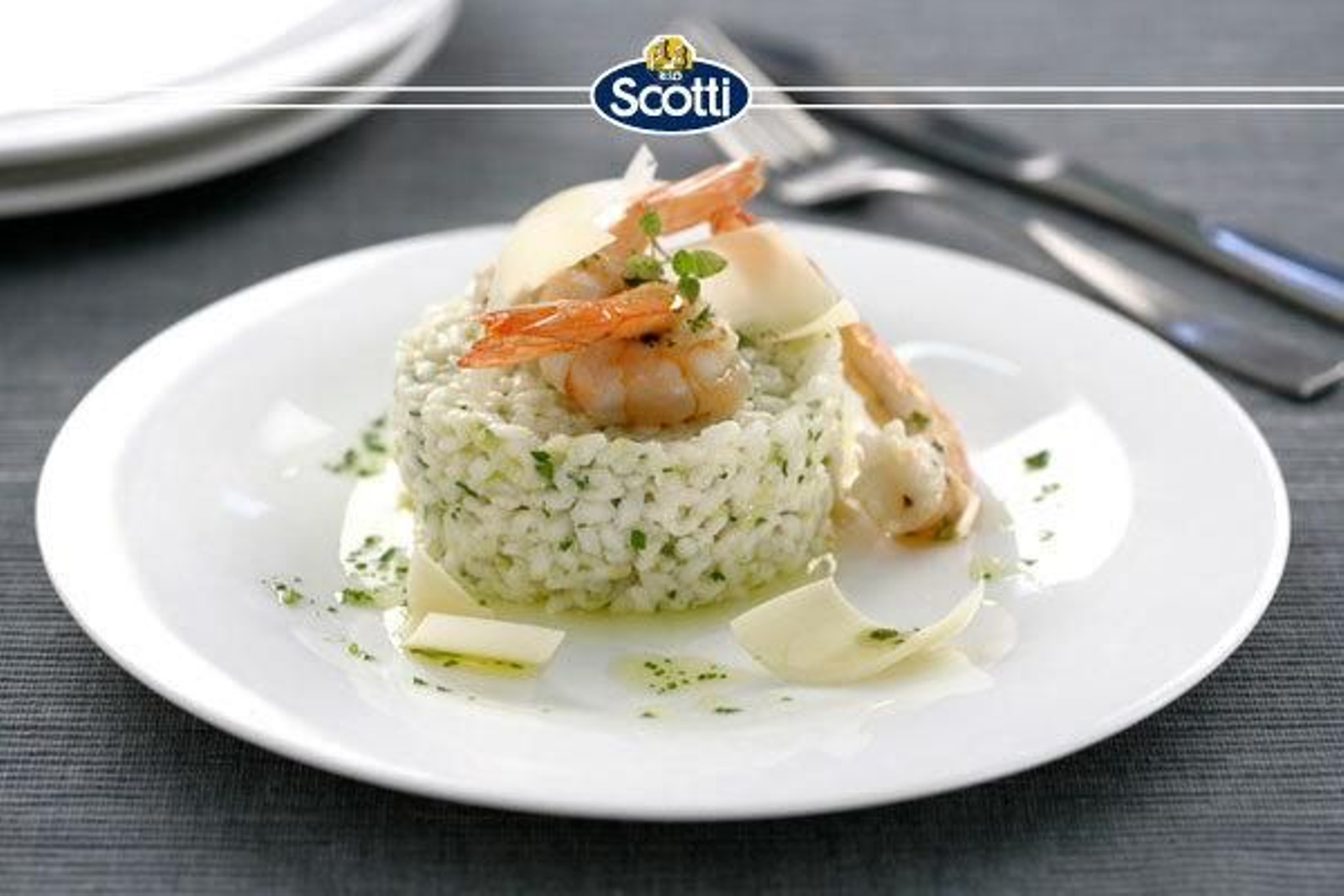 Receta de risotto de langostinos