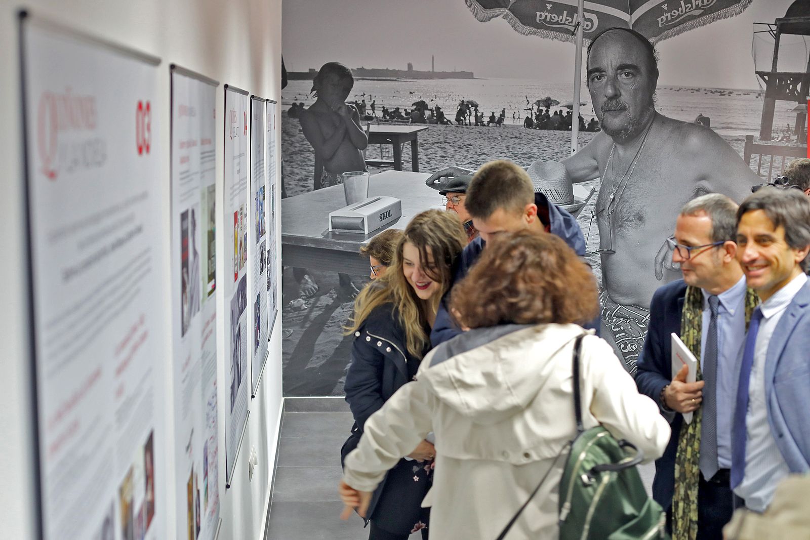 Inauguración de la exposición el pasado mes de marzo en el Baluarte del Orejón de Cádiz.