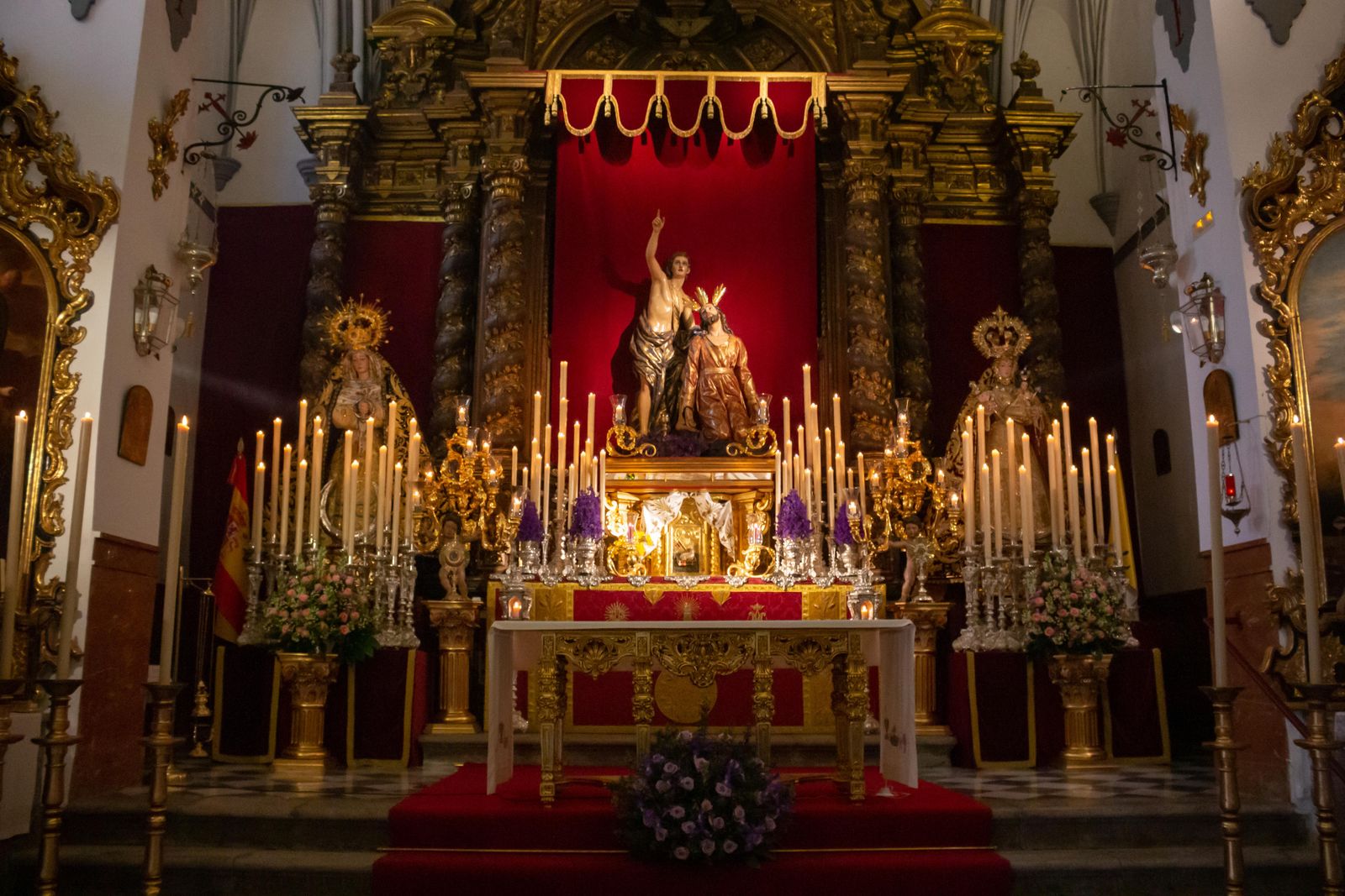 Imágenes de la hermandad del Huerto en las Comendadoras