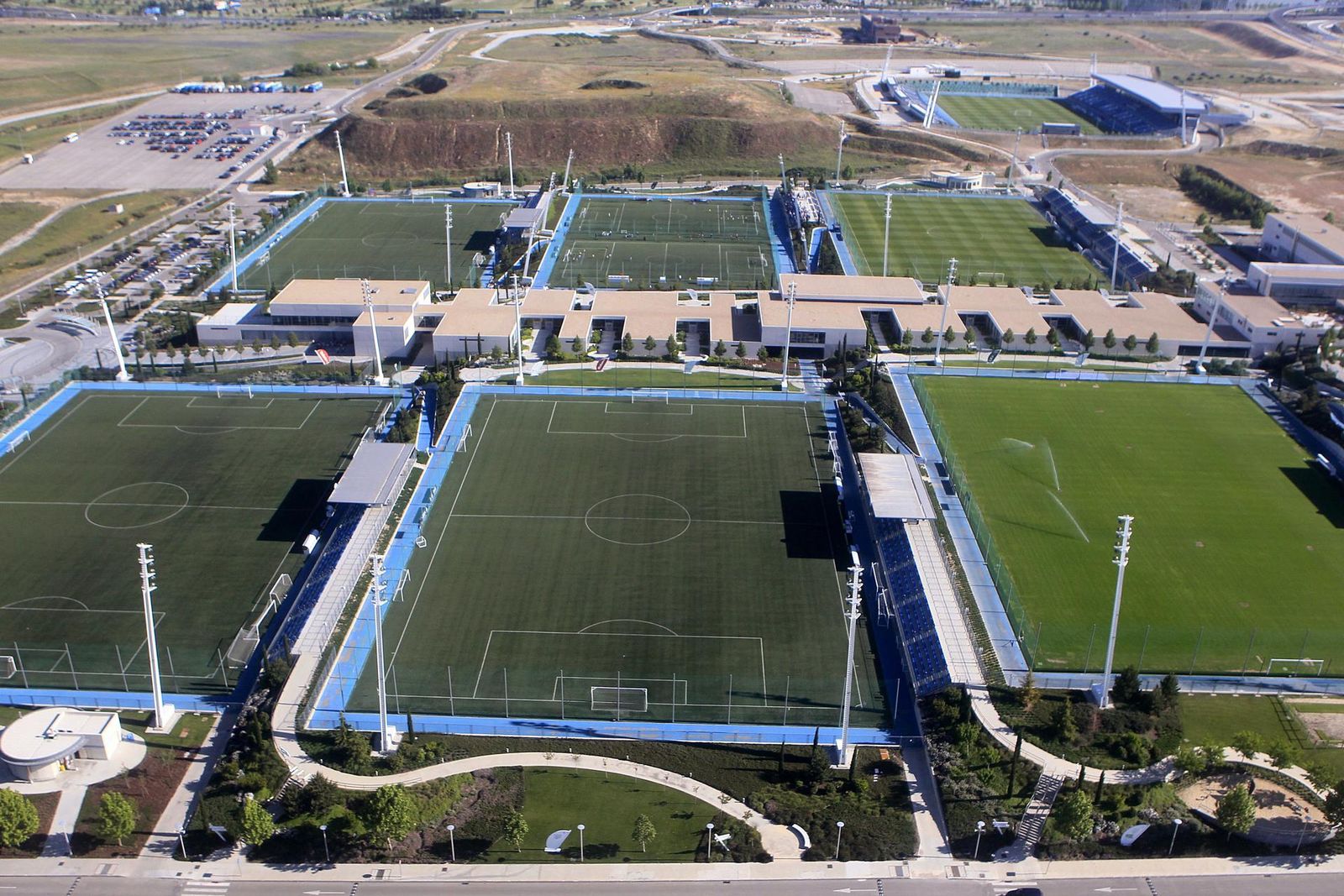 Una imagen de Valdebebas, la ciudad deportiva del Real Madrid.