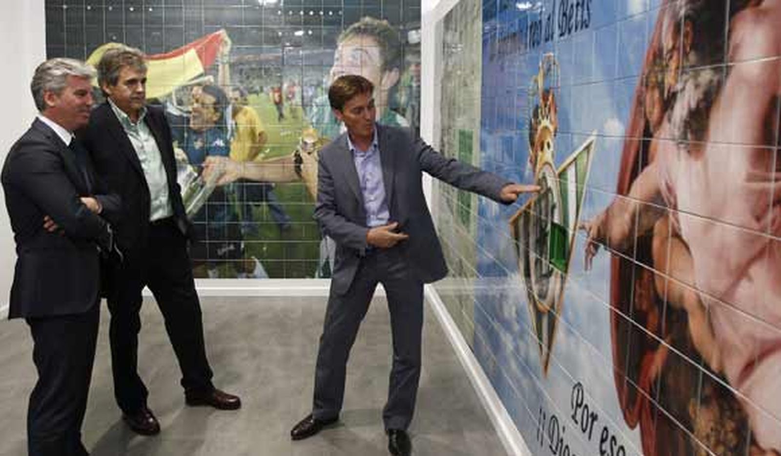 El Betis inaugura el 'espacio memorial' del Benito Villamarín