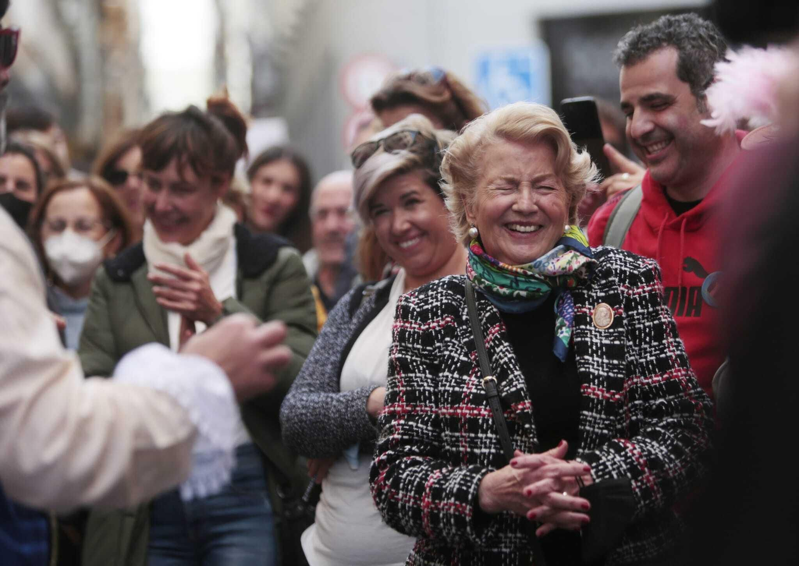 Imágenes del lunes del Carnaval ilegal de Cádiz